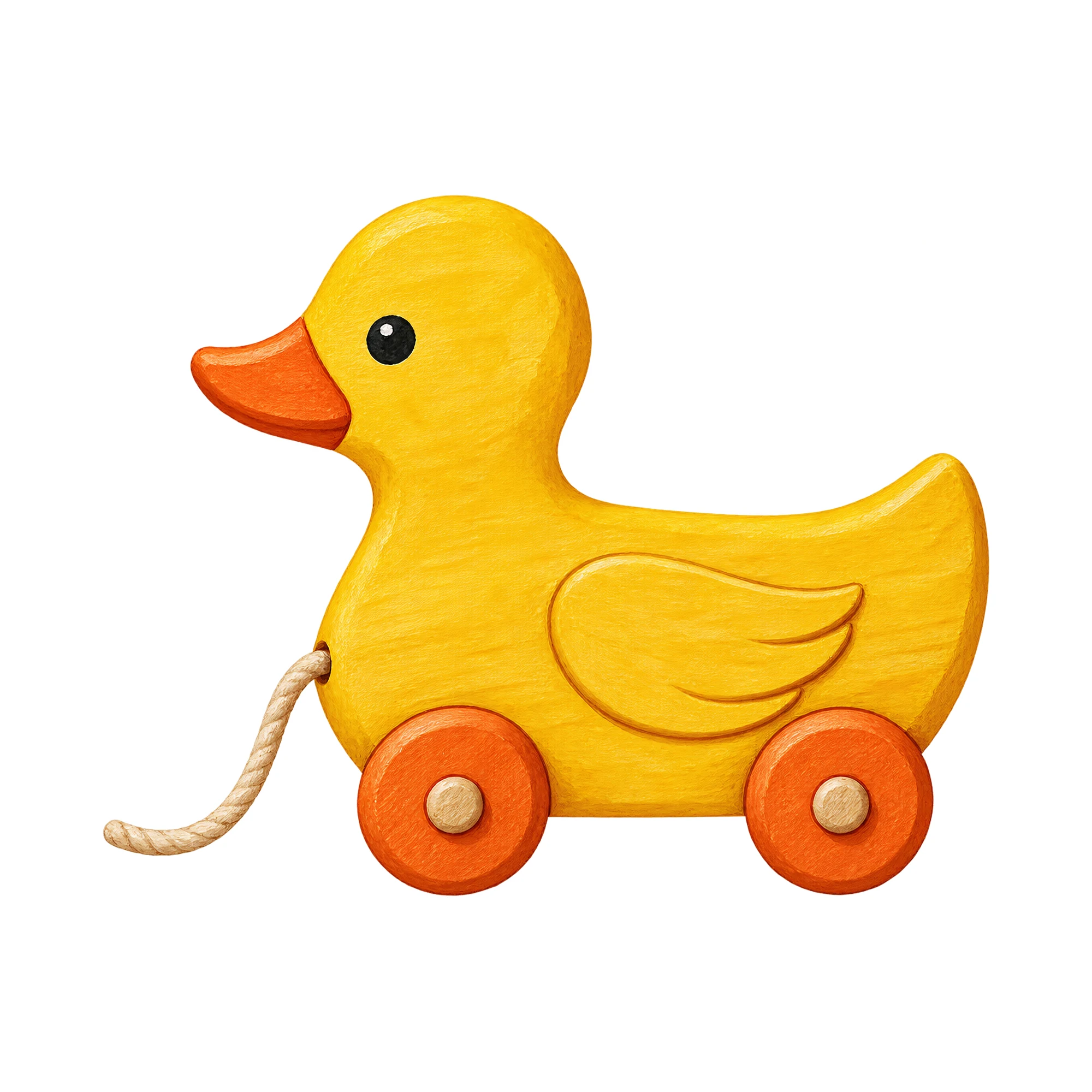 Bügelbild Baby Comic - Ente, Lustiger Shirt Motiv als Grafik auf weißem Hintergrund (BB014942)