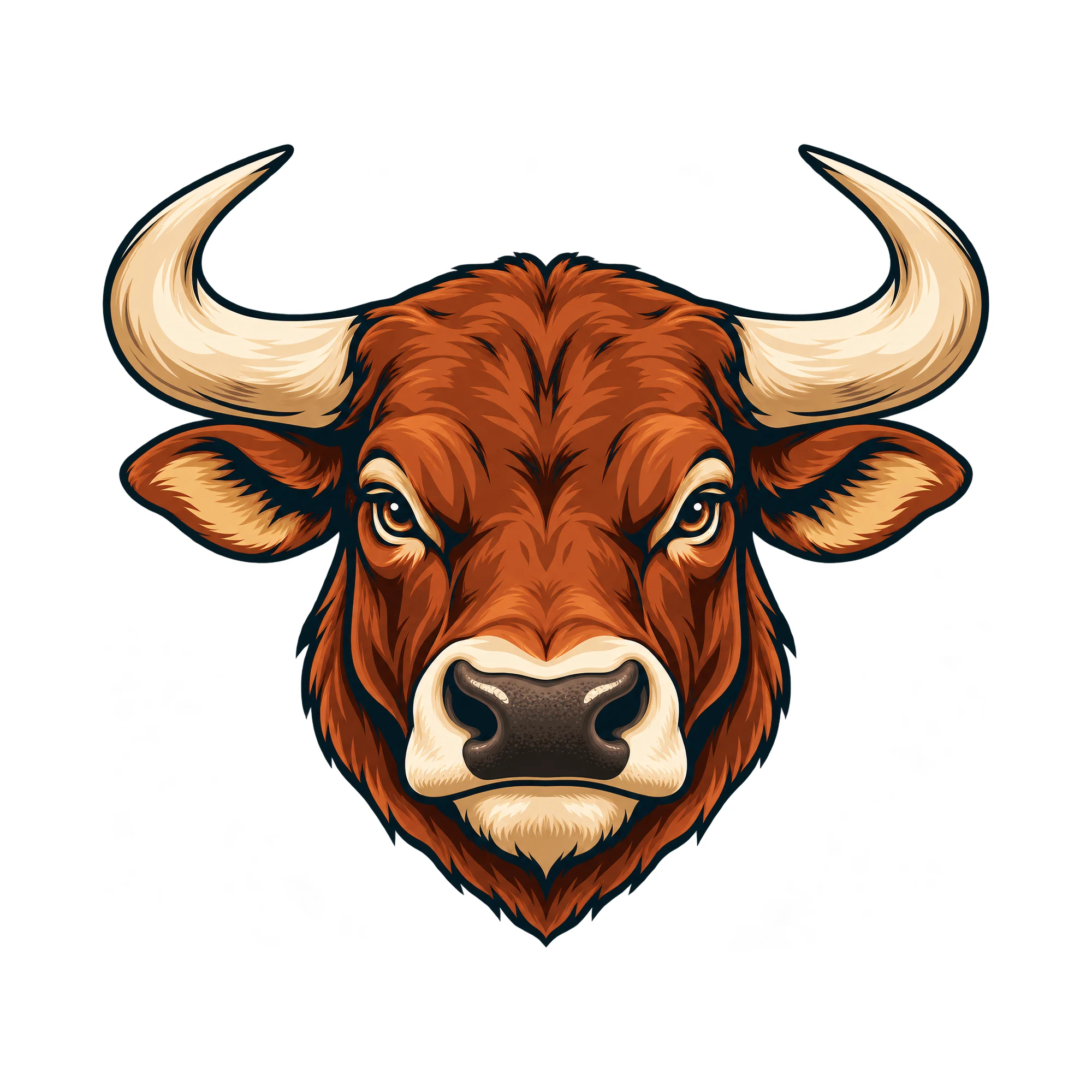 Bügelbild Legendäres Sternzeichen Stier, Lustiger Shirt Motiv als Grafik auf weißem Hintergrund (BB015839)
