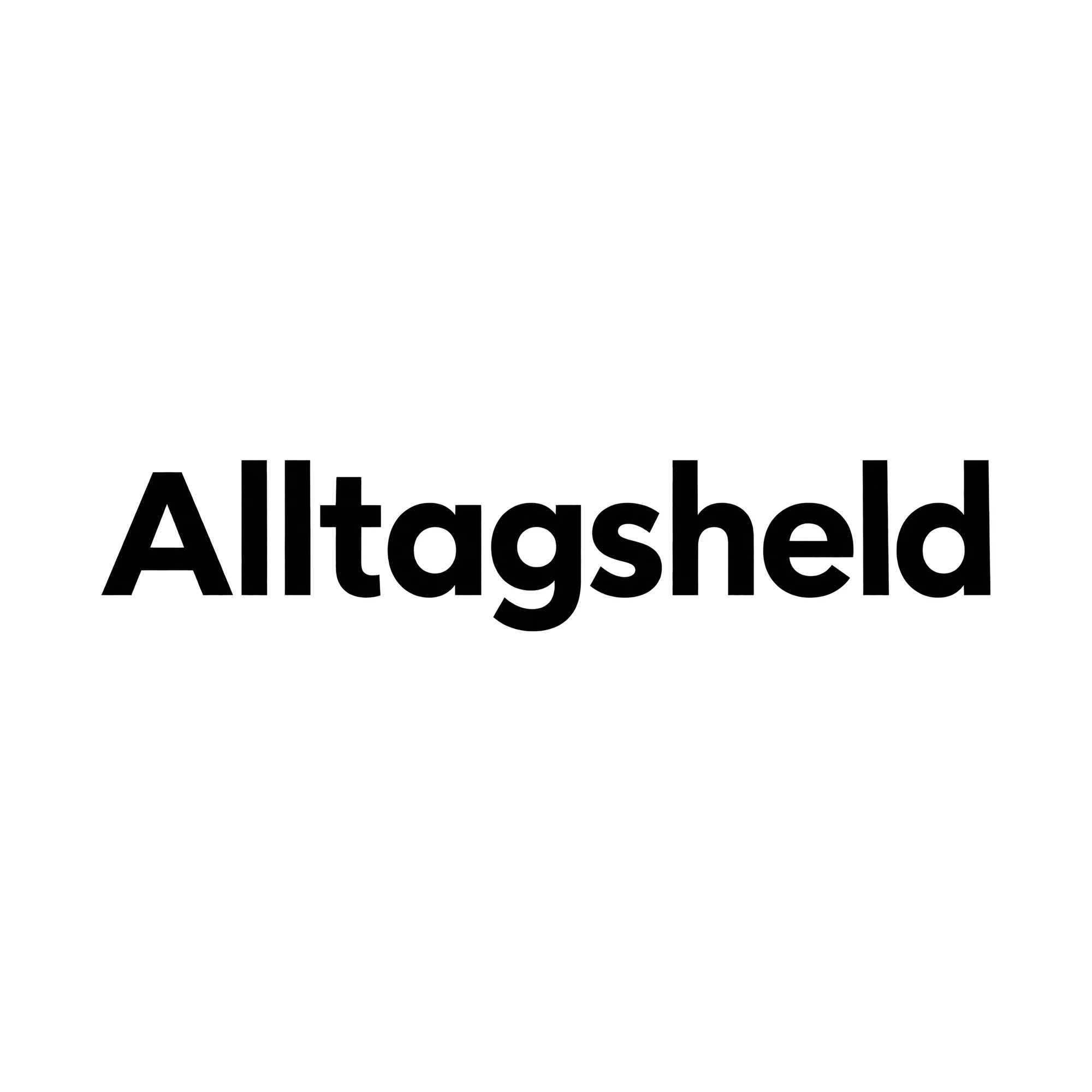 Bügelbild Alltagsheld, Lustiger Shirt Spruch als Grafik auf weißem Hintergrund (BB015760)