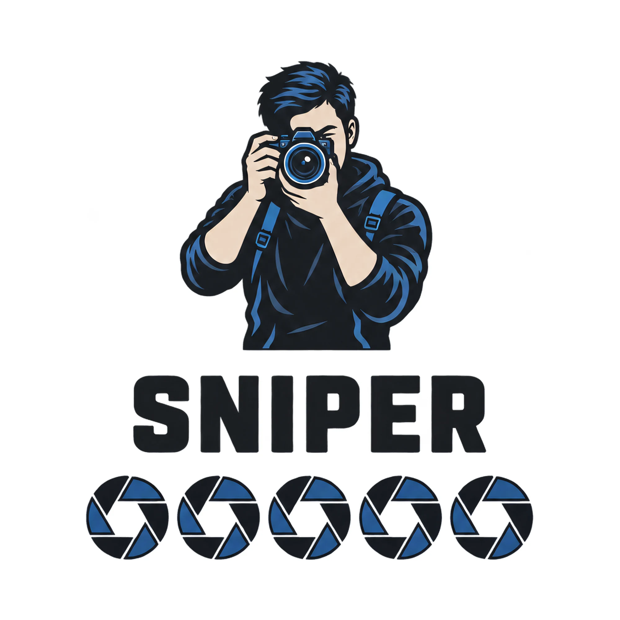 Bügelbild SNIPER als Grafik auf weißem Hintergrund (BB021410)
