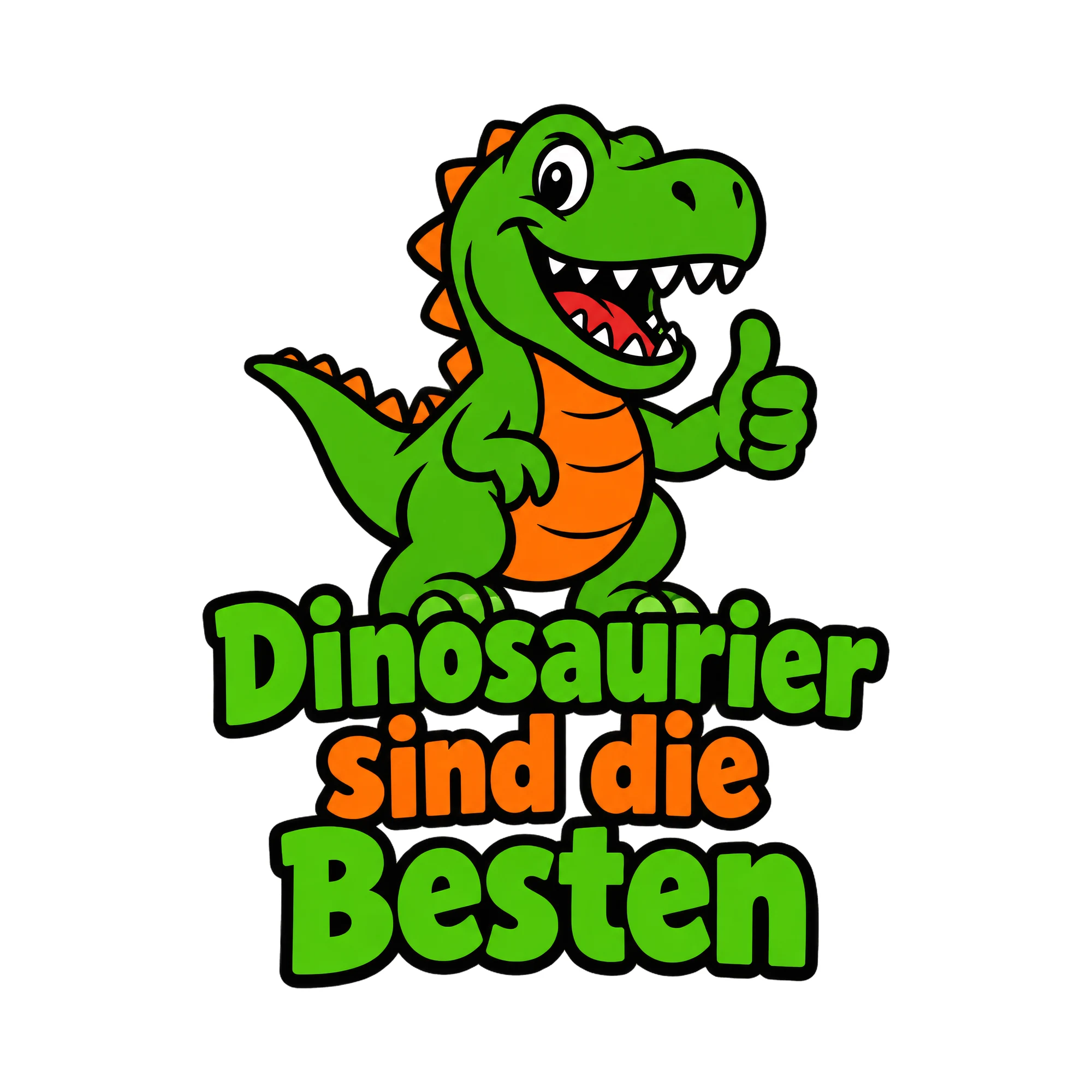Bügelbild Dinosaurier sind die Besten als Grafik auf weißem Hintergrund (BB018592)