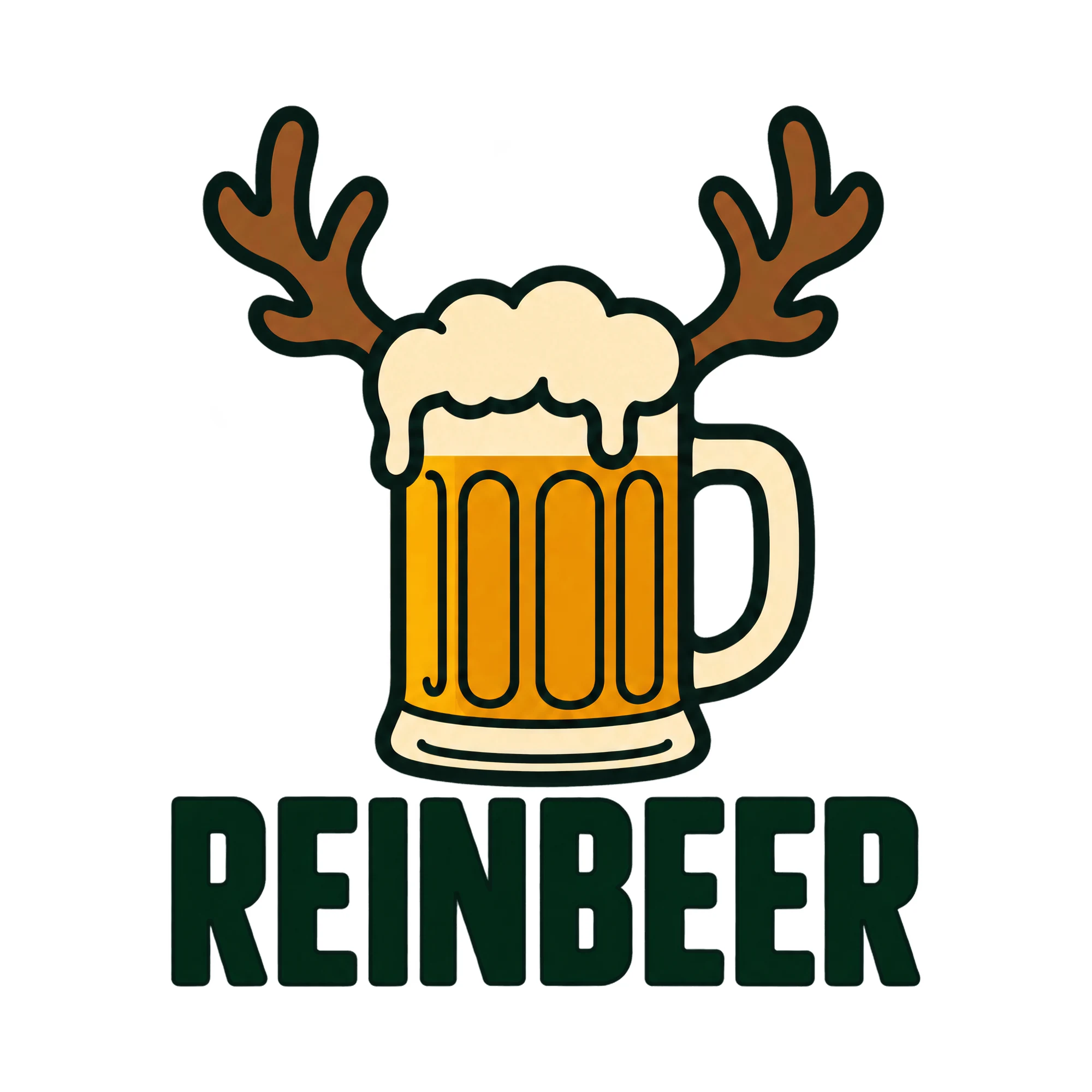 Bügelbild Reinbeer, Küchen Spruch Bügelbild als Grafik auf weißem Hintergrund (BB015107)