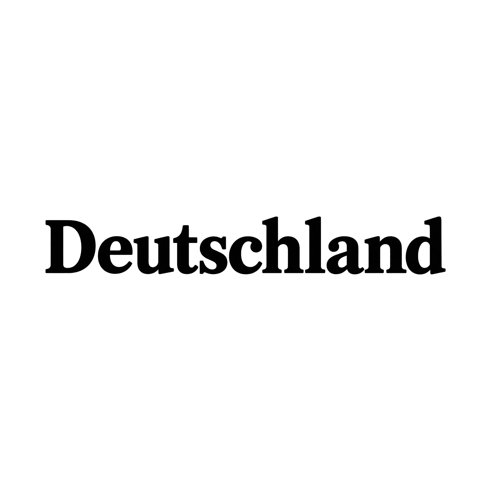 Bügelbild Deutschland, Sport Shirt Spruch als Grafik auf weißem Hintergrund (BB015581)
