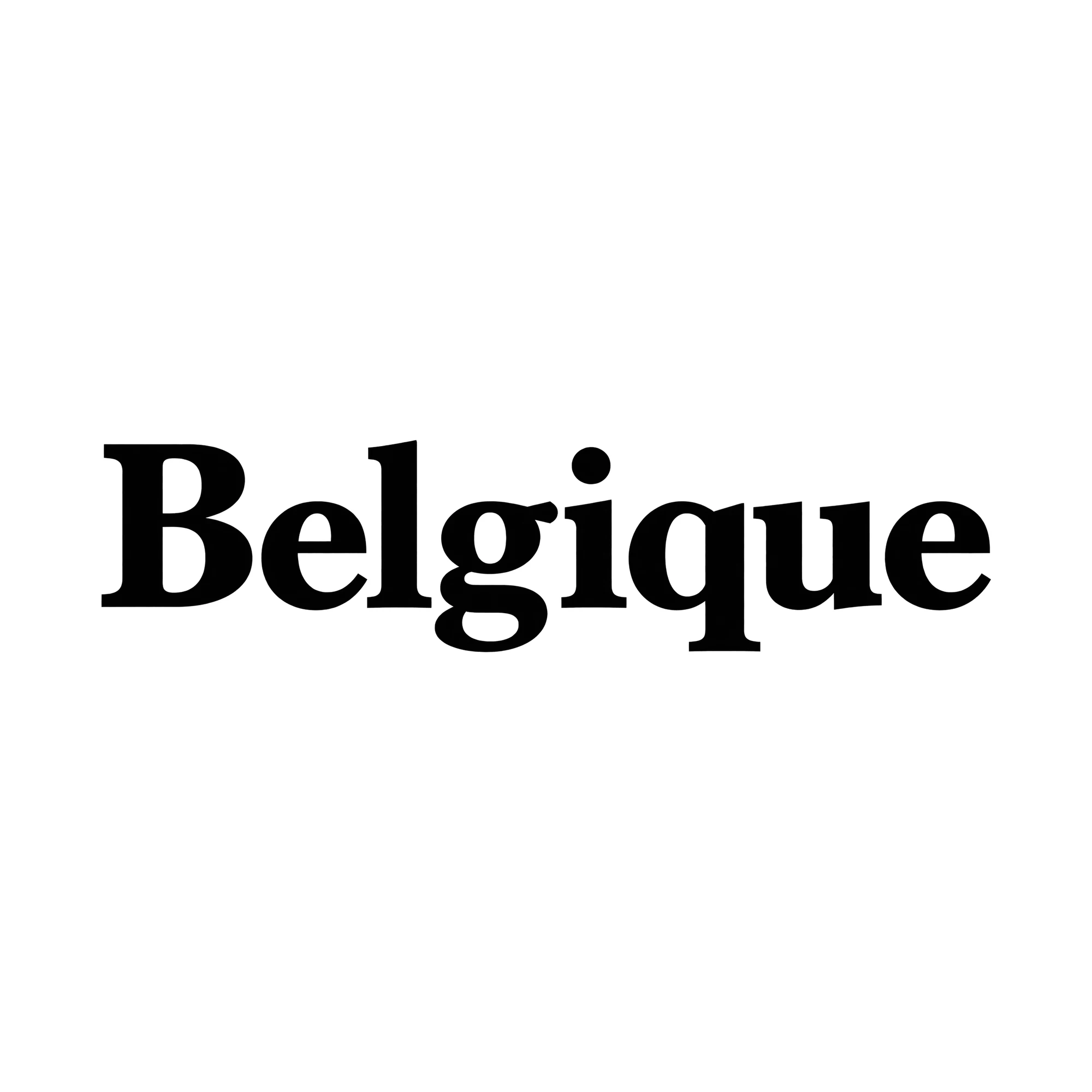 Bügelbild Belgique, Sport Shirt Spruch als Grafik auf weißem Hintergrund (BB015576)