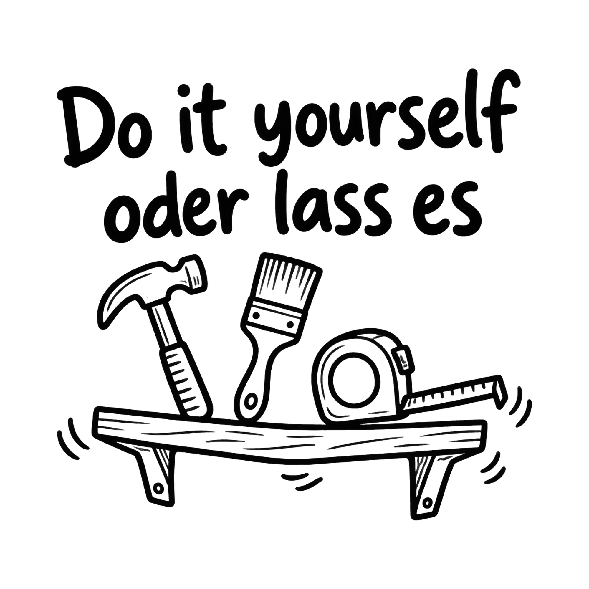 Bügelbild Do it yourself oder lass es als Grafik auf weißem Hintergrund (BB018514)