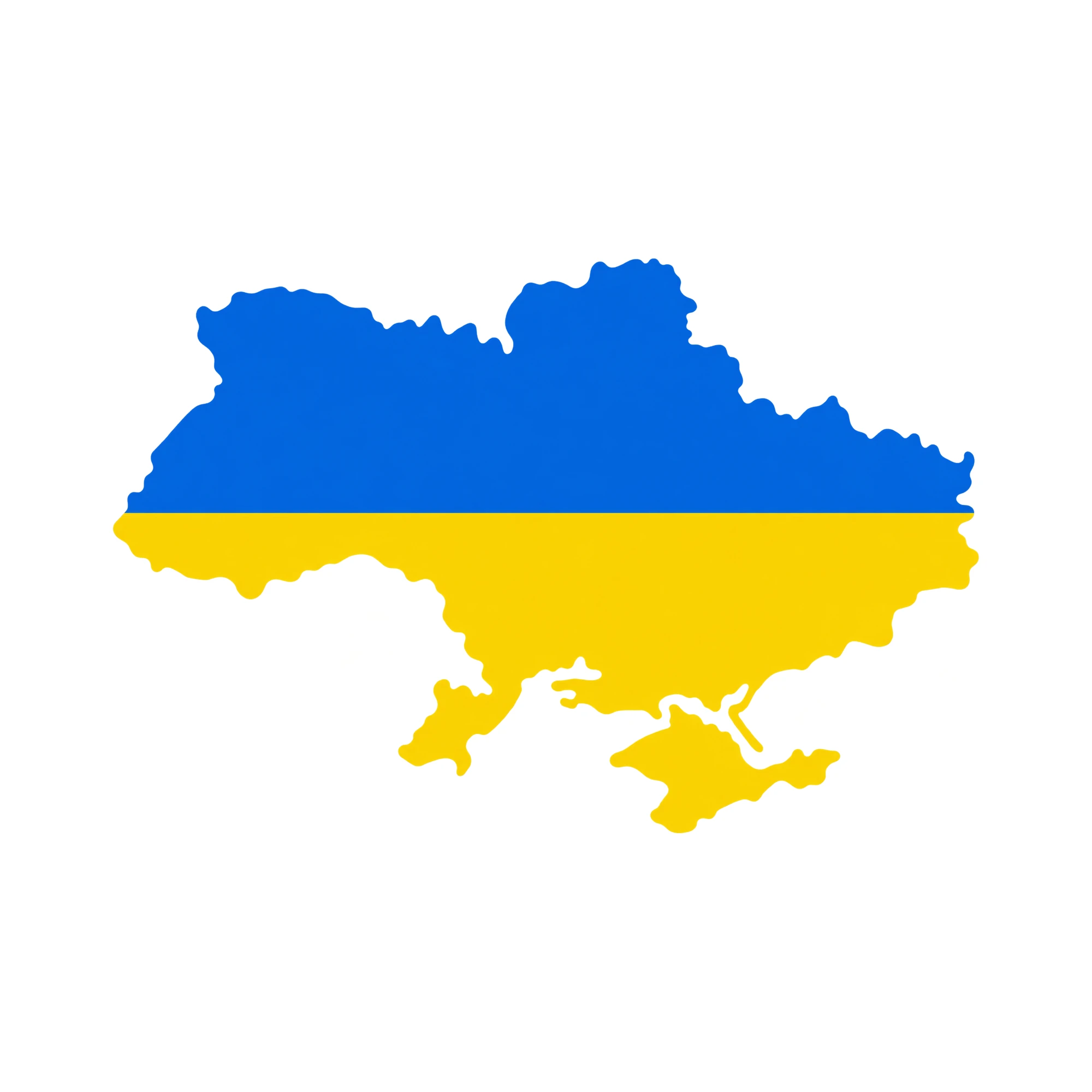 Bügelbild Peace Ukraine Land als Grafik auf weißem Hintergrund (BB015411)