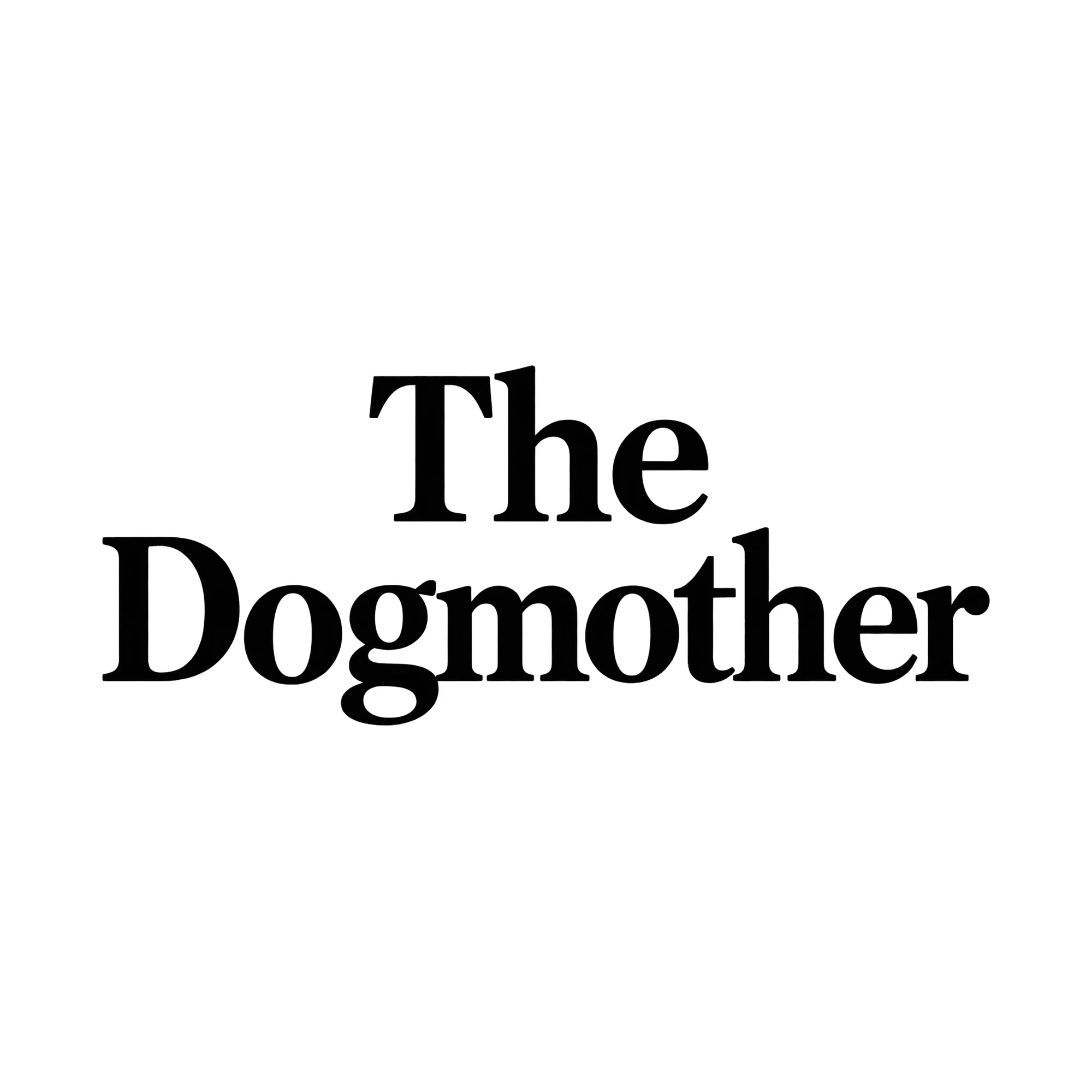 Bügelbild The Dogmother, Tiere Shirt Spruch als Grafik auf weißem Hintergrund (BB016115)