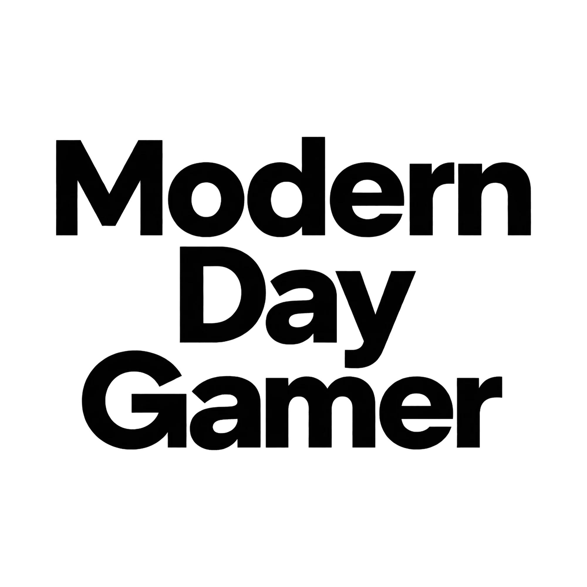 Bügelbild Modern Day Gamer, Hobby Shirt Spruch als Grafik auf weißem Hintergrund (BB015266)