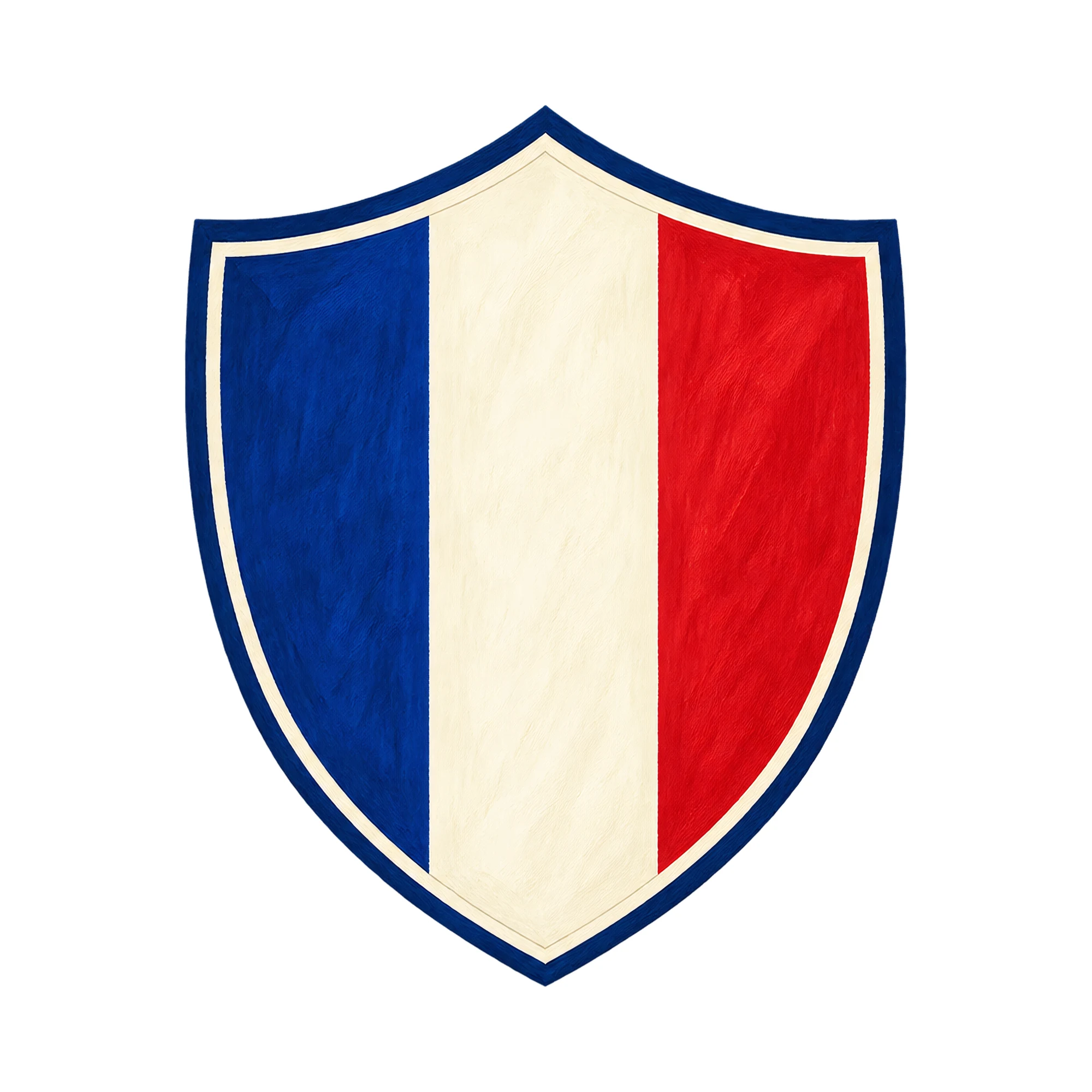 Bügelbild Frankreich, Lustiger Shirt Motiv als Grafik auf weißem Hintergrund (BB015389)