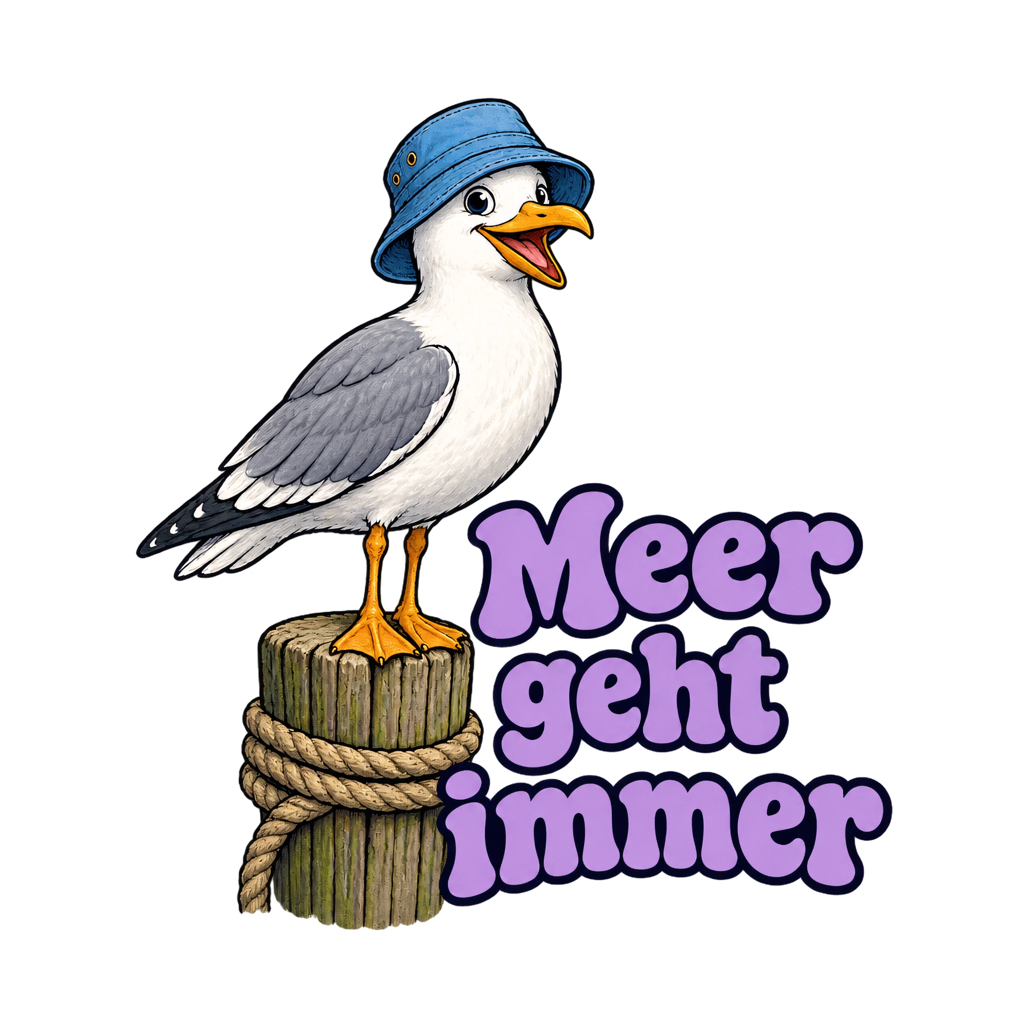 Bügelbild Meer geht immer als Grafik auf weißem Hintergrund (BB013213)