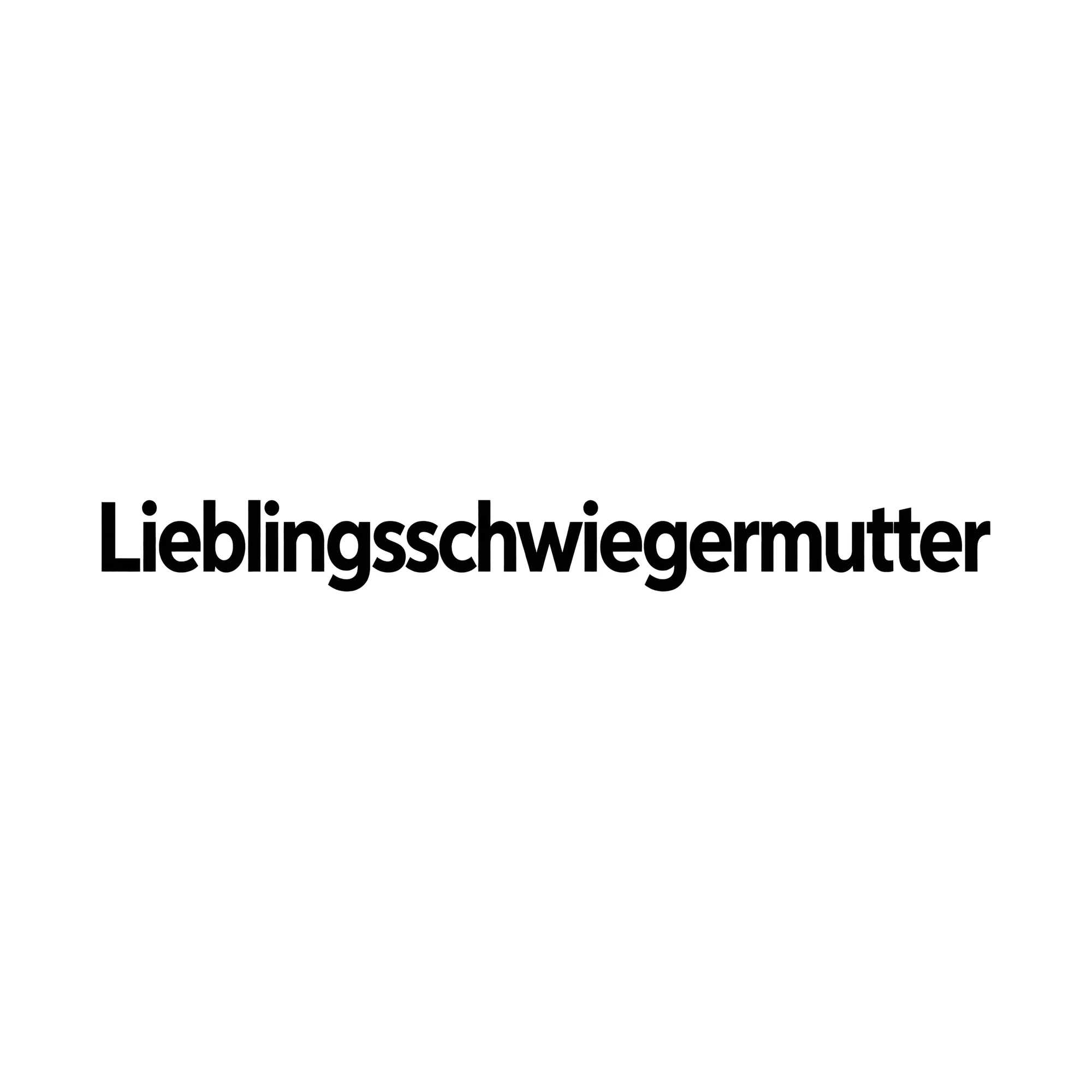 Bügelbild Lieblingsschwiegermutter, Familienshirt Spruch als Grafik auf weißem Hintergrund (BB015440)