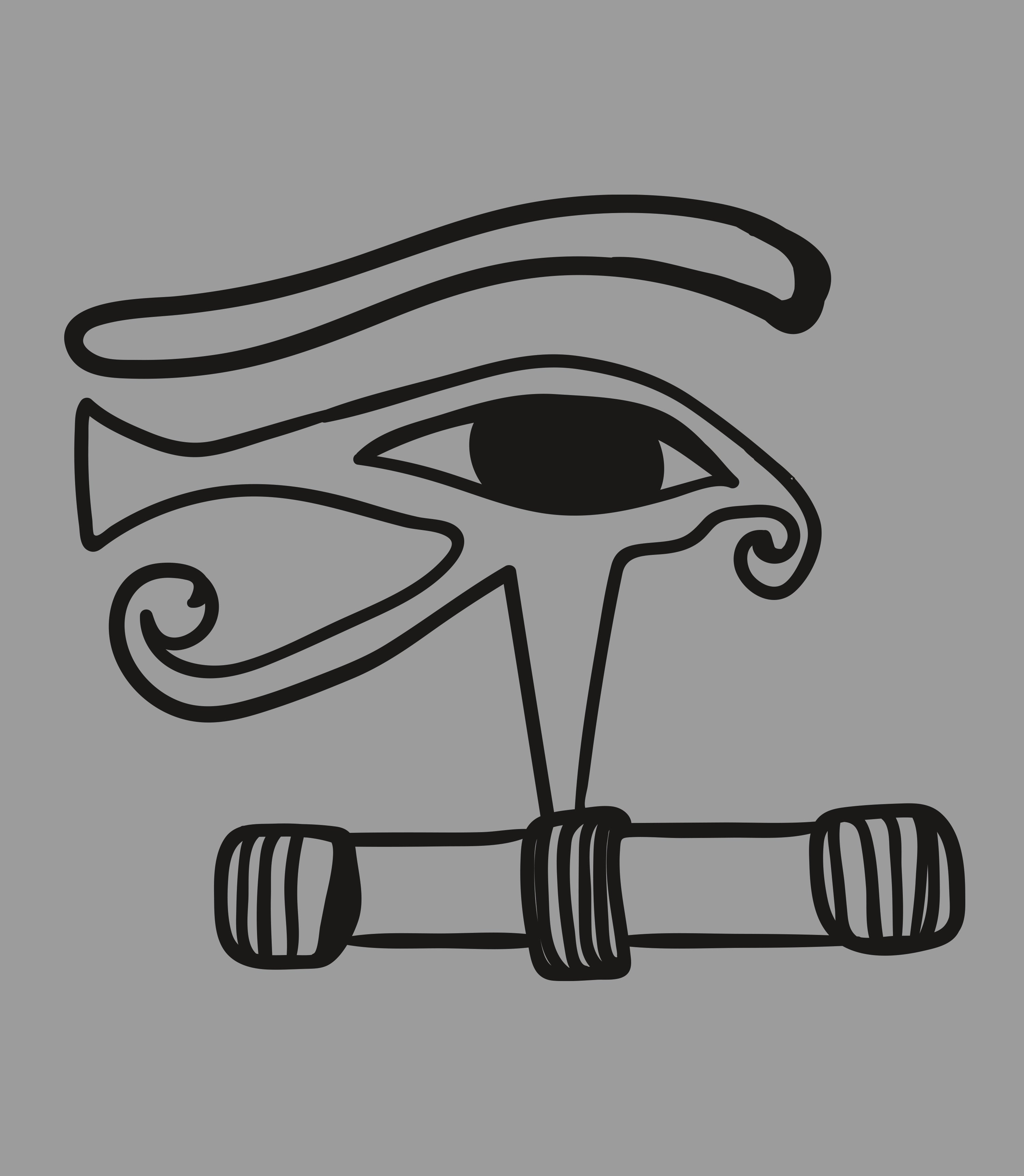 Bügelbild Ägypten Auge Horusauge Hieroglyphen BB03077