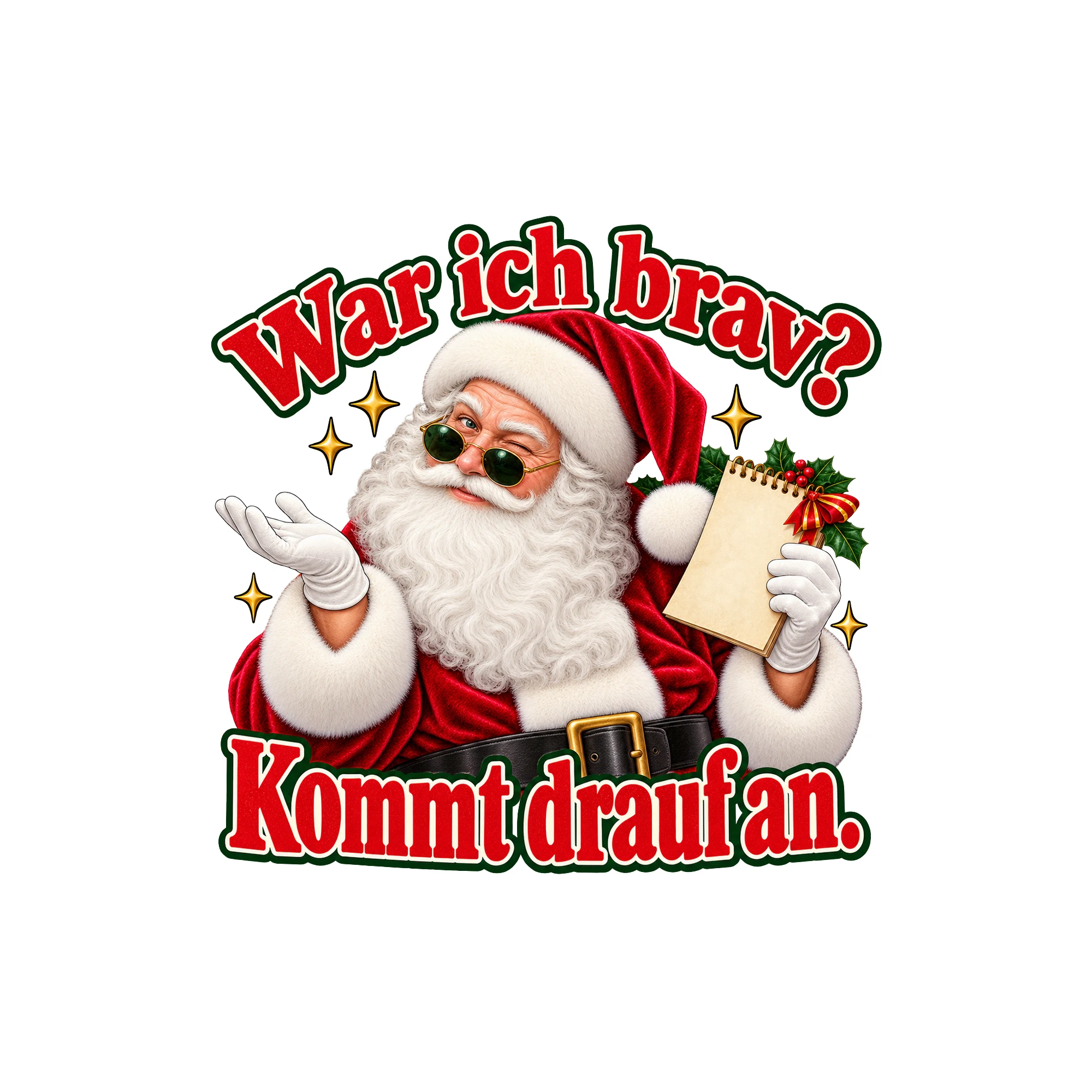 Bügelbild war ich brav cheeky als Grafik auf weißem Hintergrund (BB011367)