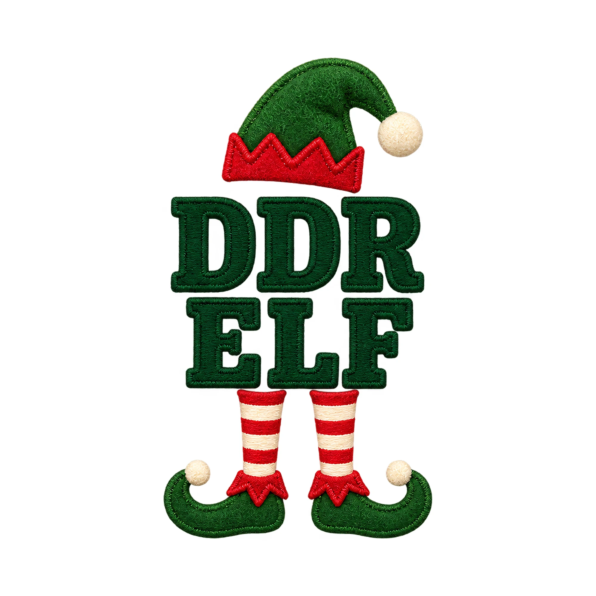 Bügelbild Ddr Elf, Lustiger Shirt Spruch als Grafik auf weißem Hintergrund (BB017332)