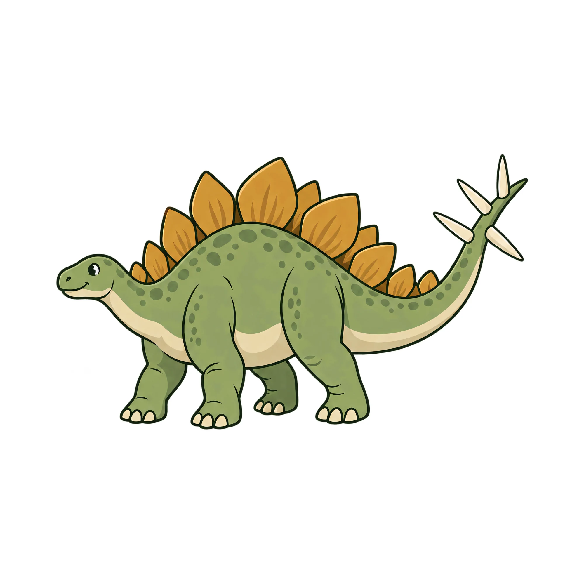 Bügelbild Stegosaurus, Tiere Shirt Spruch als Grafik auf weißem Hintergrund (BB018252)