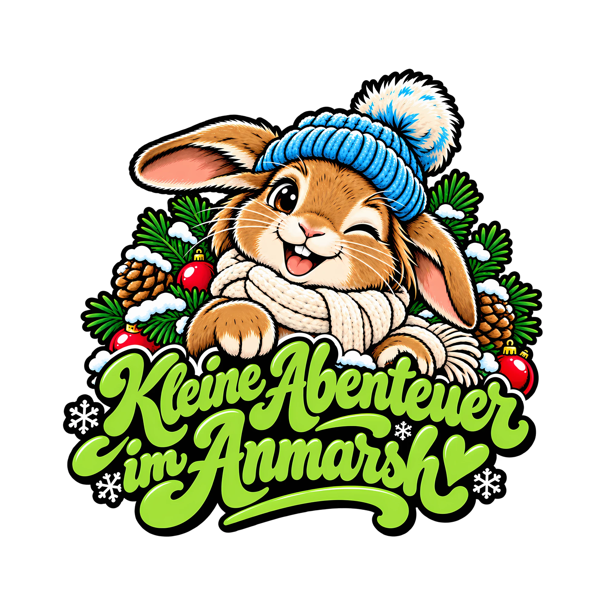 Bügelbild Kleine Abenteuer im Anmarsch als Grafik auf weißem Hintergrund (BB013902)