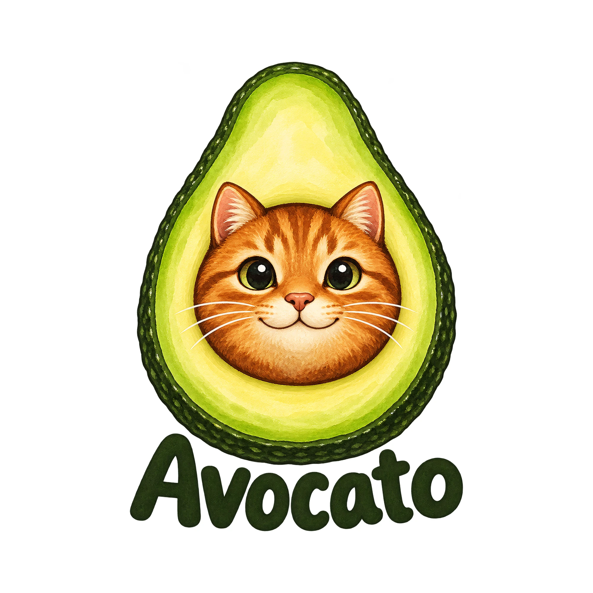 Bügelbild „Avocato“ | Tiere Shirt Spruch als Grafik auf weißem Hintergrund (BB016159)