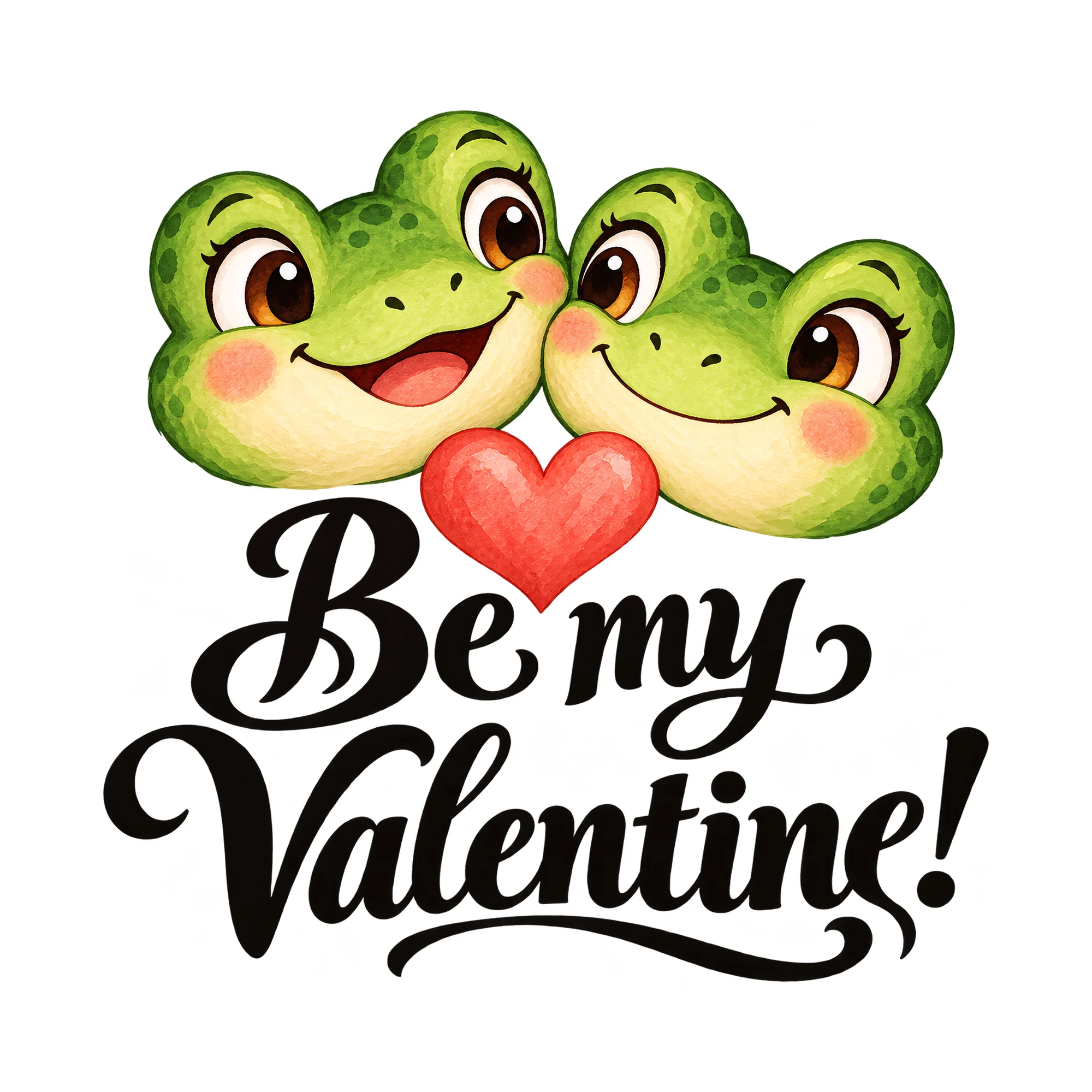 Bügelbild Be my Valentine!, Familienshirt Spruch als Grafik auf weißem Hintergrund (BB015491)