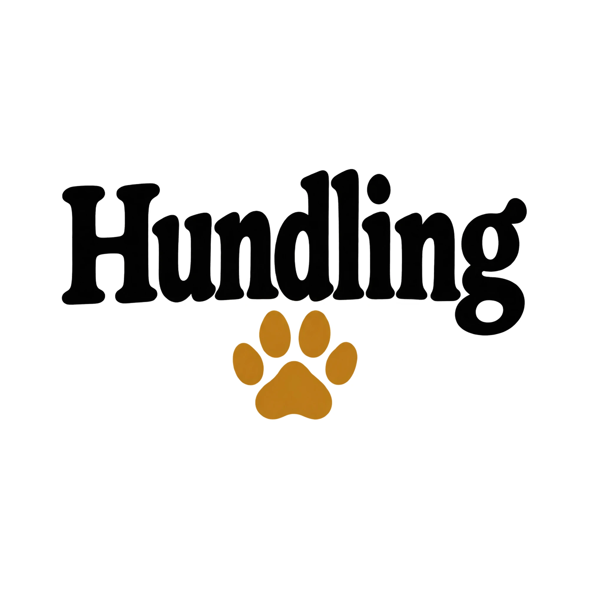 Bügelbild „Hundling“ | Tiere Shirt Spruch als Grafik auf weißem Hintergrund (BB016187)