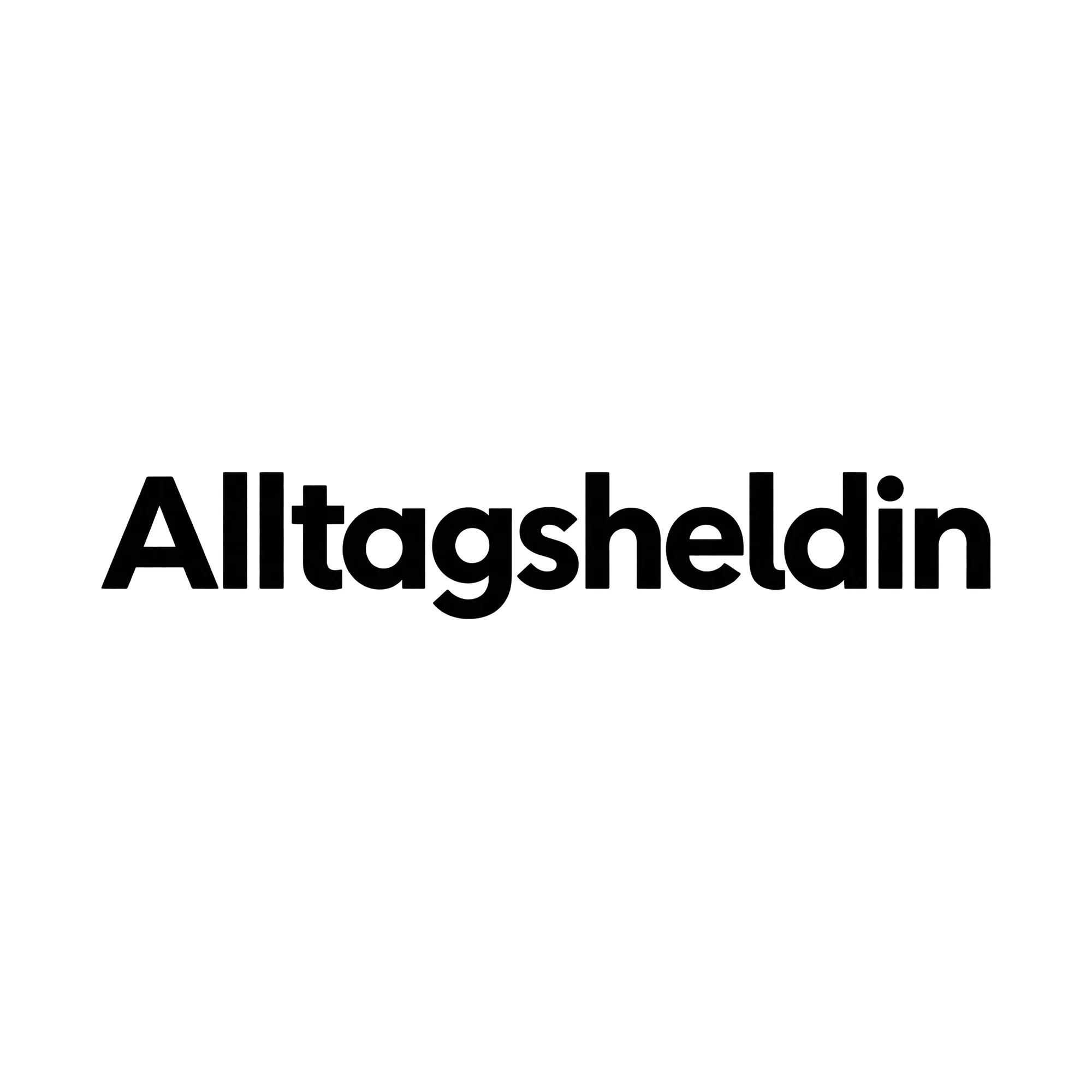 Bügelbild Alltagsheldin, Lustiger Shirt Spruch als Grafik auf weißem Hintergrund (BB015775)