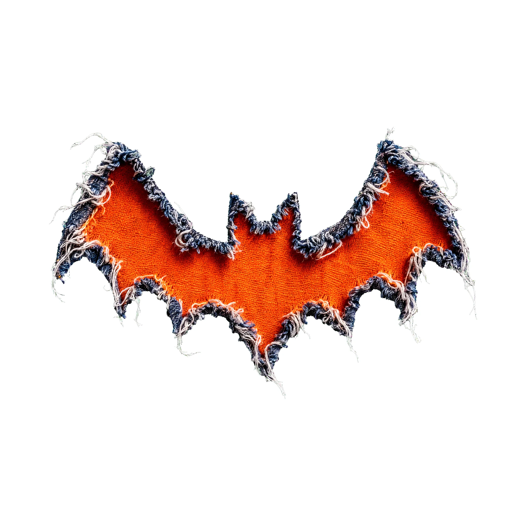 Bügelbild Fledermaus Zerrissen (Halloween) als Grafik auf weißem Hintergrund (BB011329)