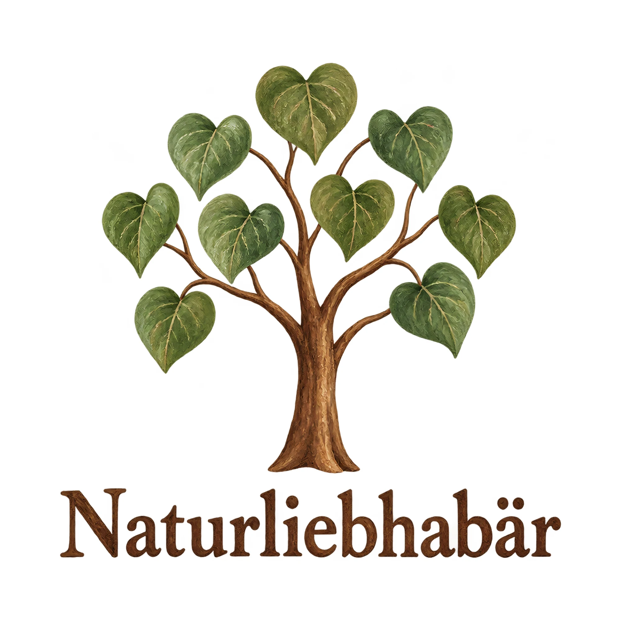 Bügelbild Naturliebhabär, Hobby Shirt Spruch als Grafik auf weißem Hintergrund (BB018161)