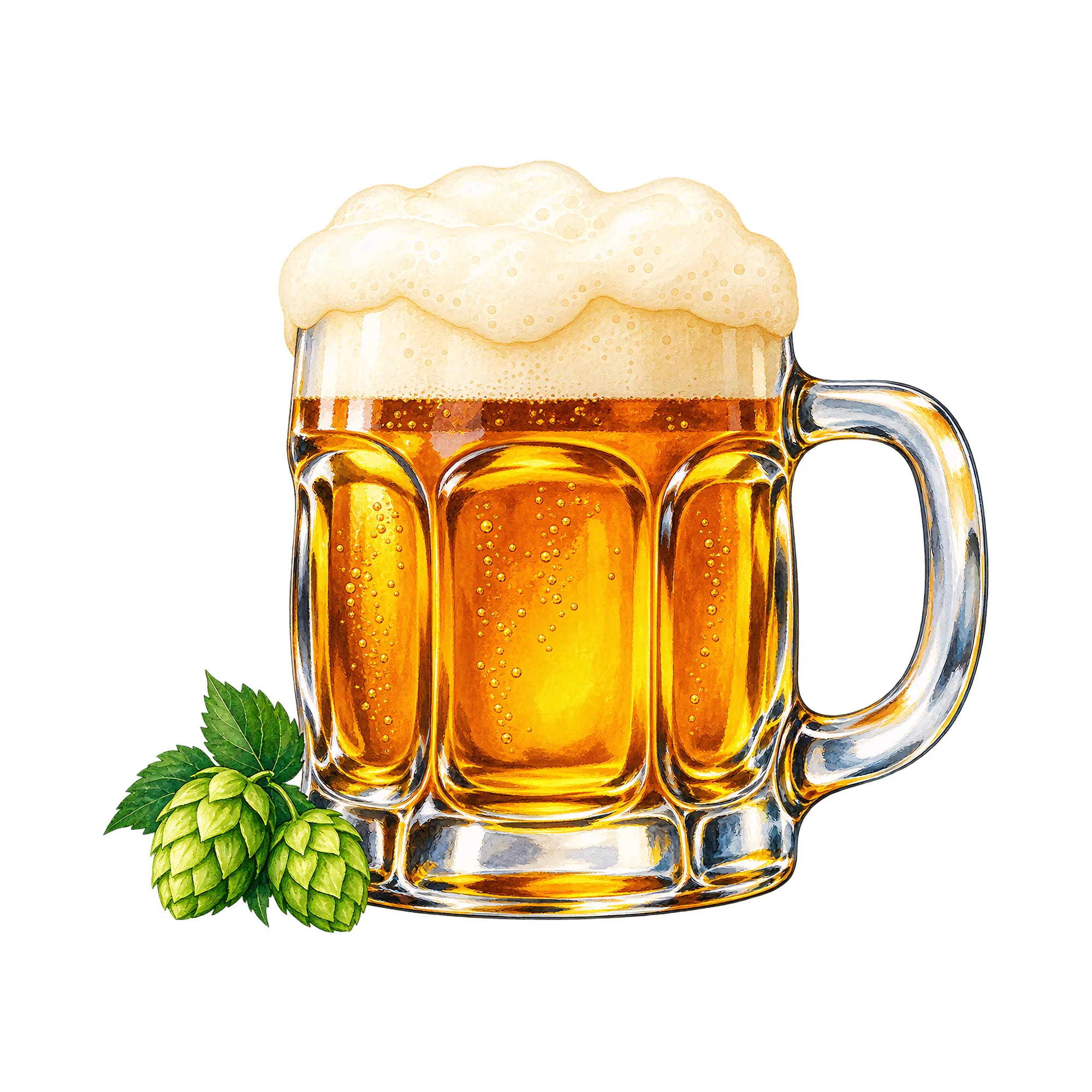 Bügelbild Oktoberfest Maß als Grafik auf weißem Hintergrund (BB014986)