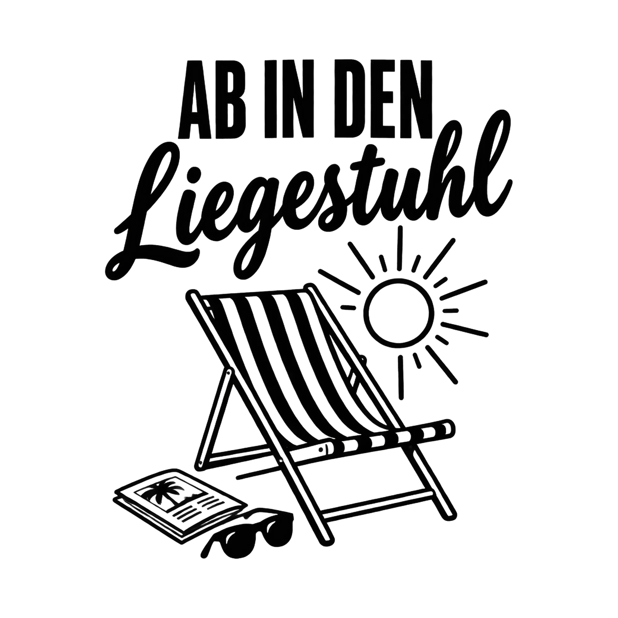 Bügelbild Zeit für Lieblingsplätze als Grafik auf weißem Hintergrund (BB011588)