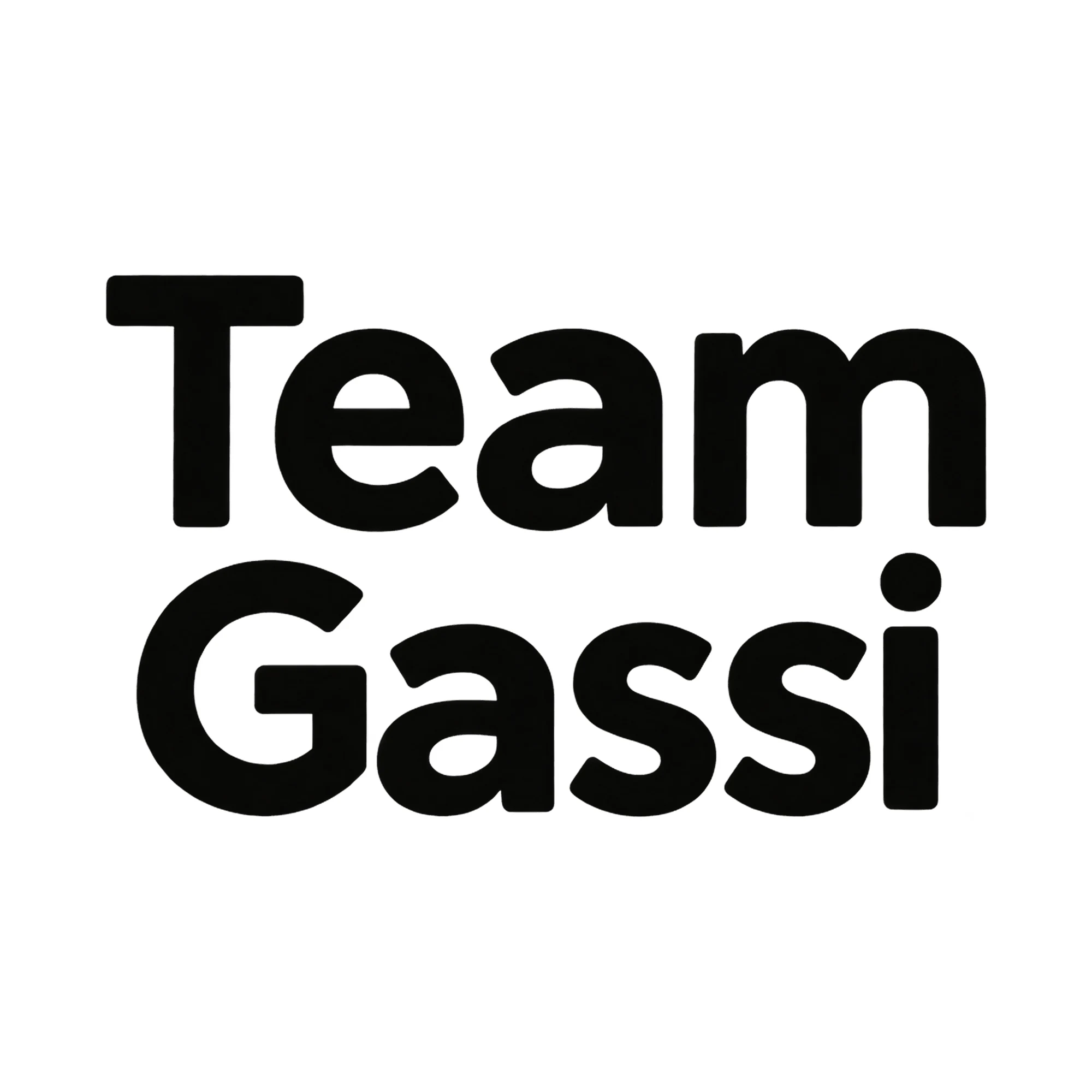 Bügelbild Team Gassi, Tiere Shirt Spruch als Grafik auf weißem Hintergrund (BB016109)