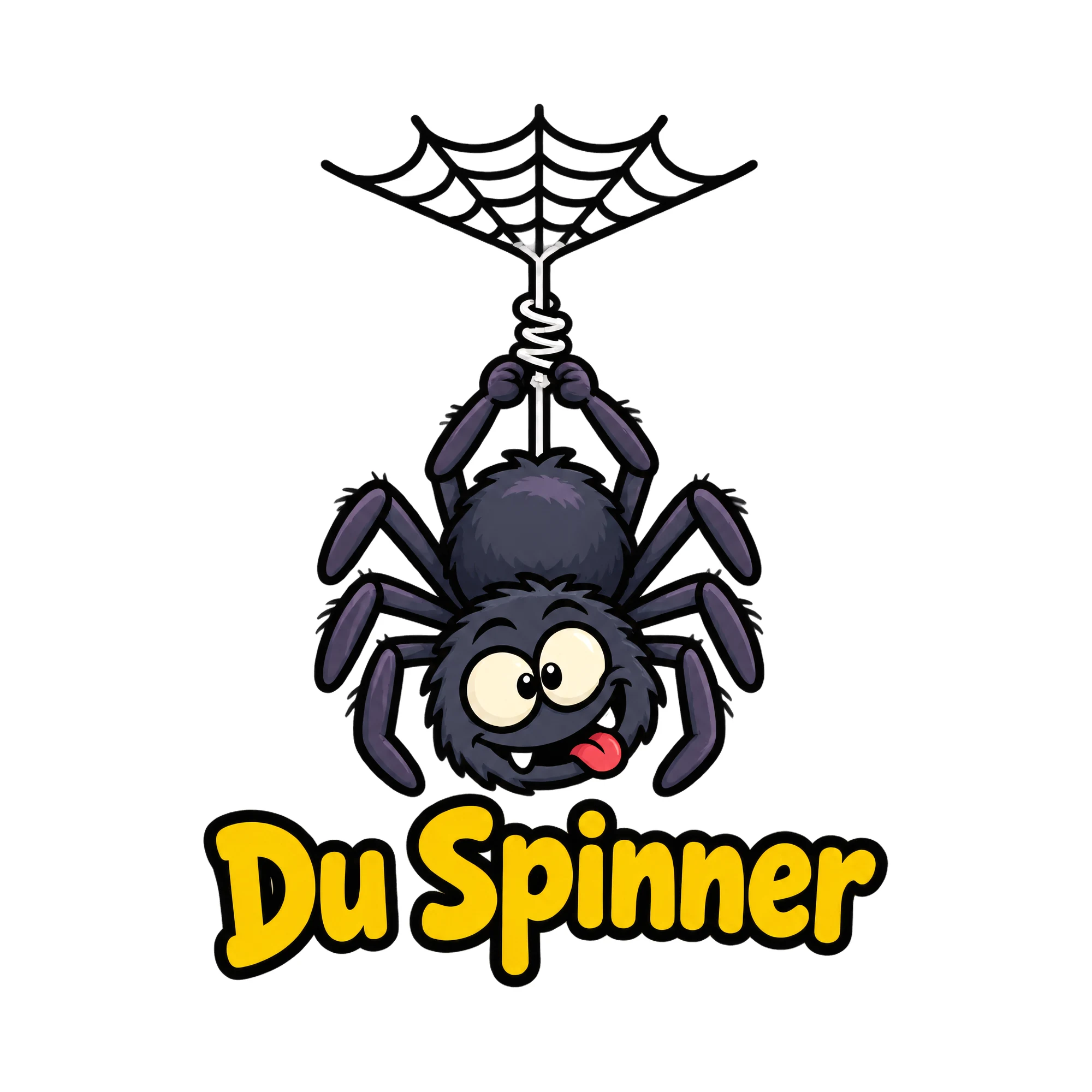 Bügelbild Du Spinner als Grafik auf weißem Hintergrund (BB018813)