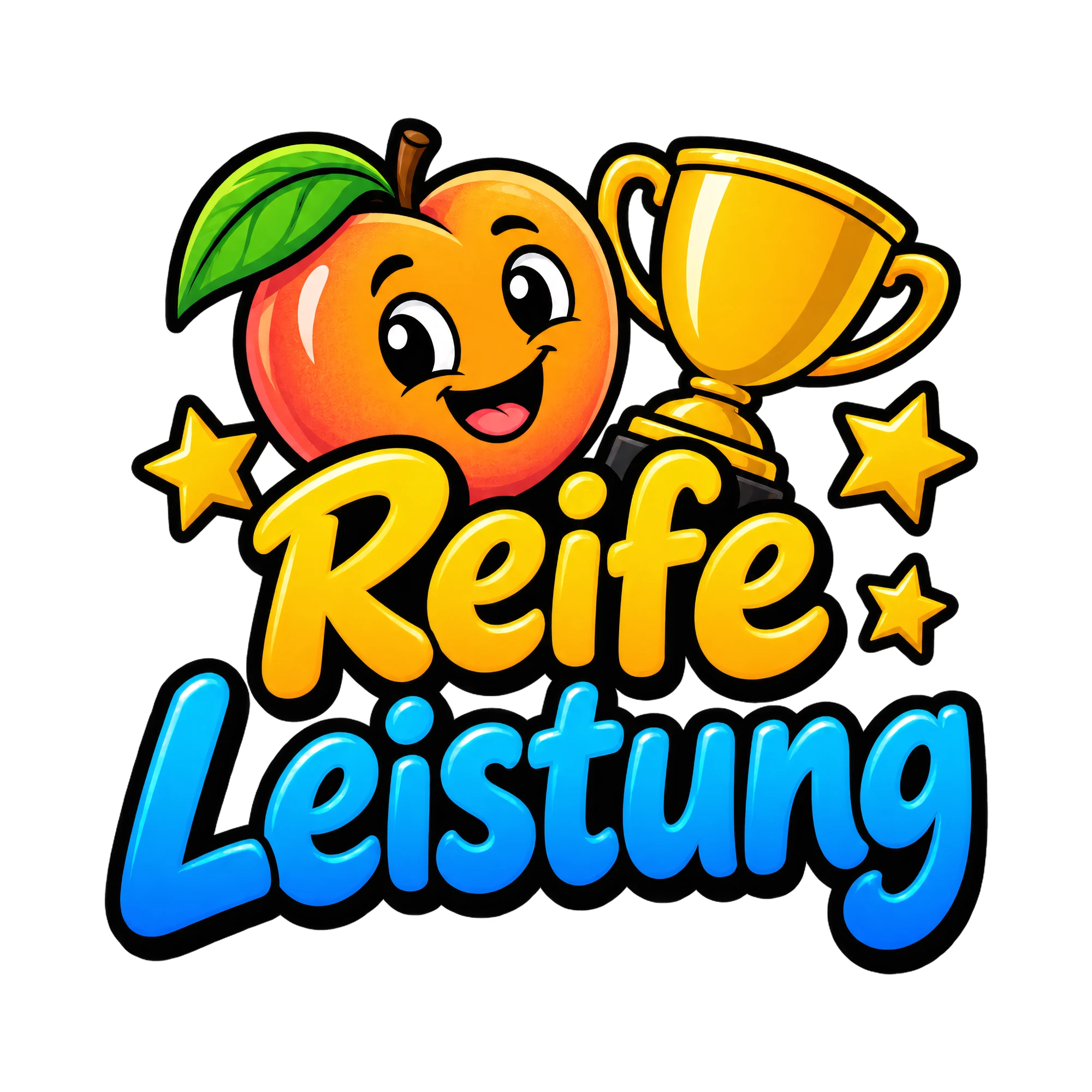 Bügelbild Reife Leistung, Geburtstagsshirt Spruch als Grafik auf weißem Hintergrund (BB018369)