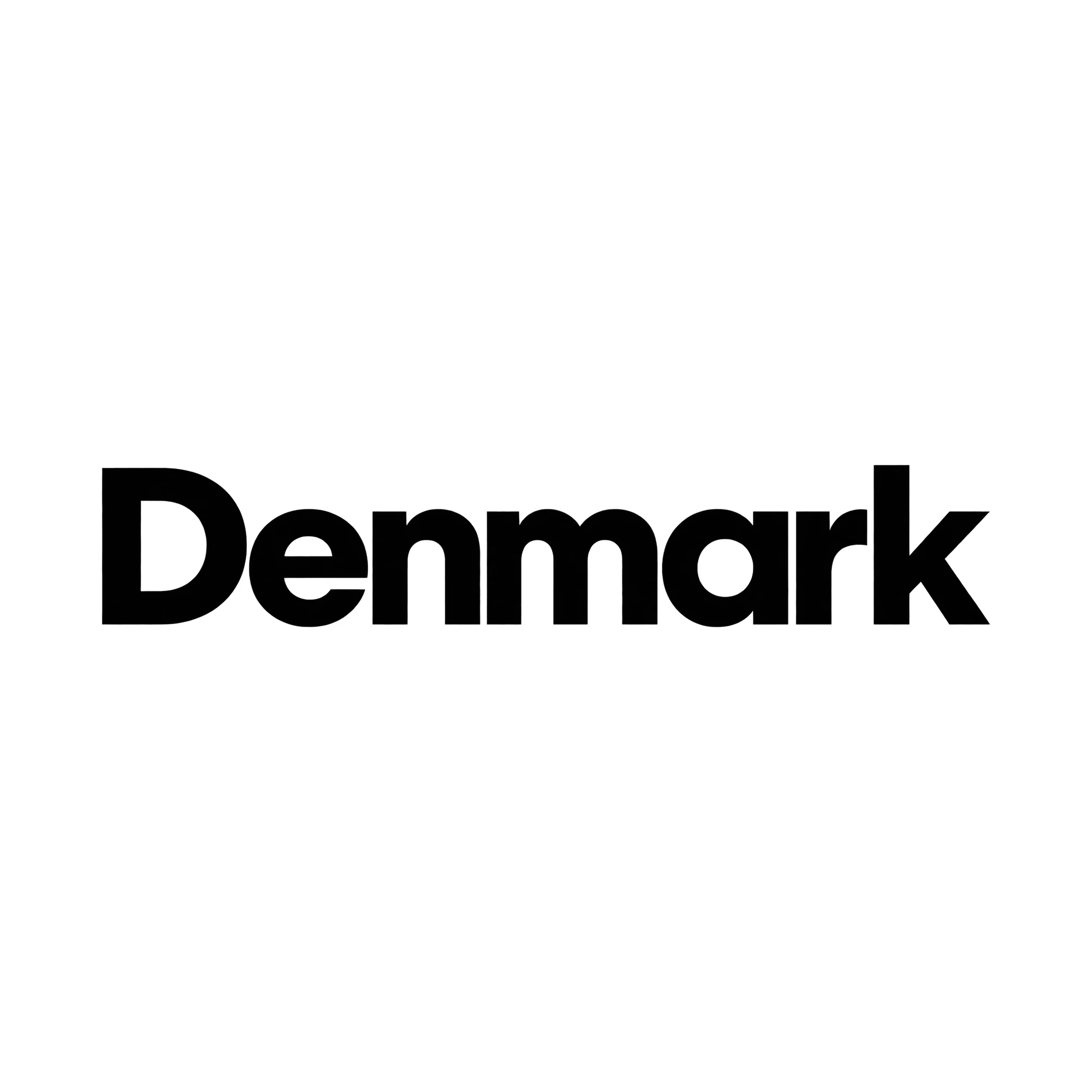 Bügelbild Denmark, Urlaub Shirt Spruch als Grafik auf weißem Hintergrund (BB015372)