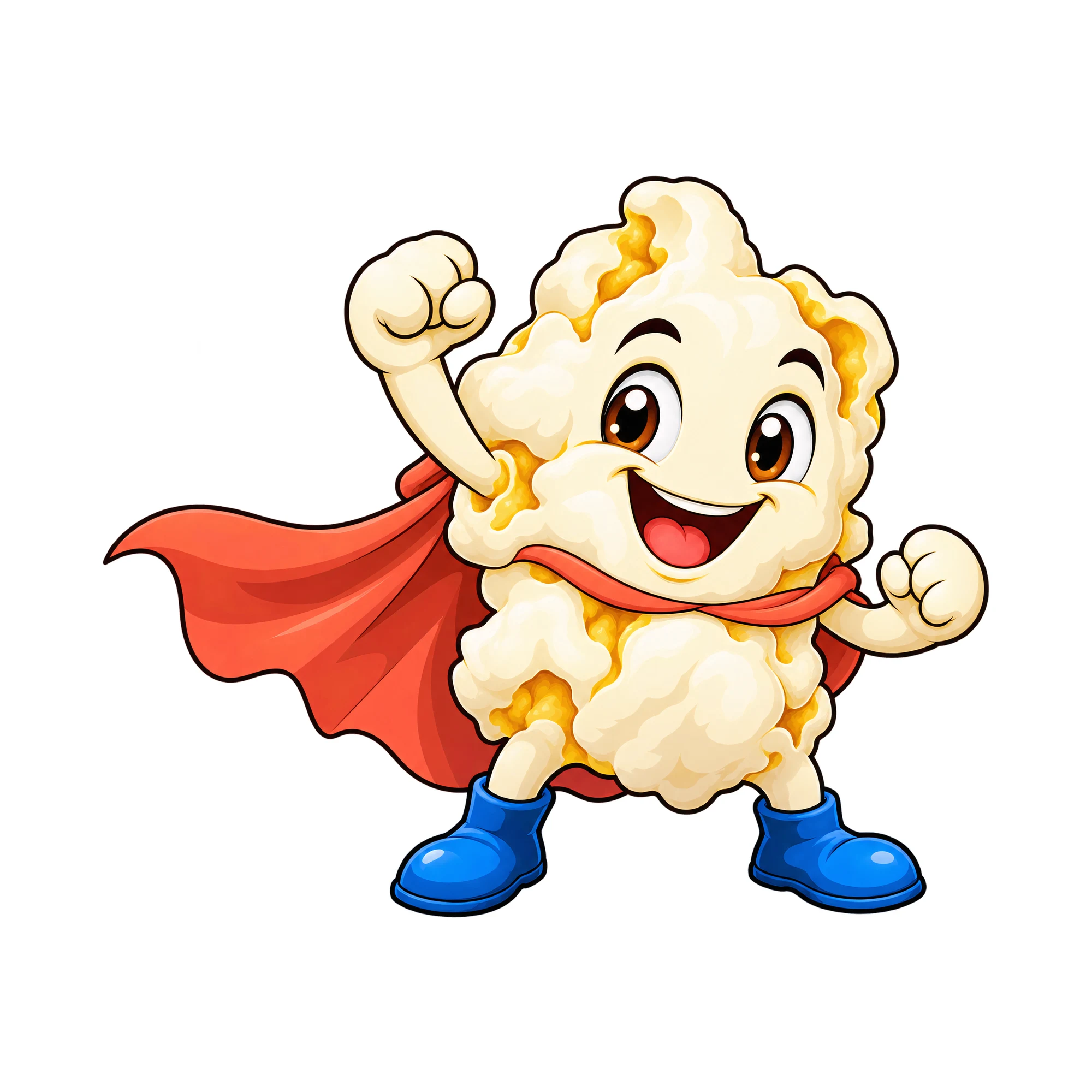 Bügelbild Super Popcorn, Lustiger Shirt Motiv als Grafik auf weißem Hintergrund (BB015838)