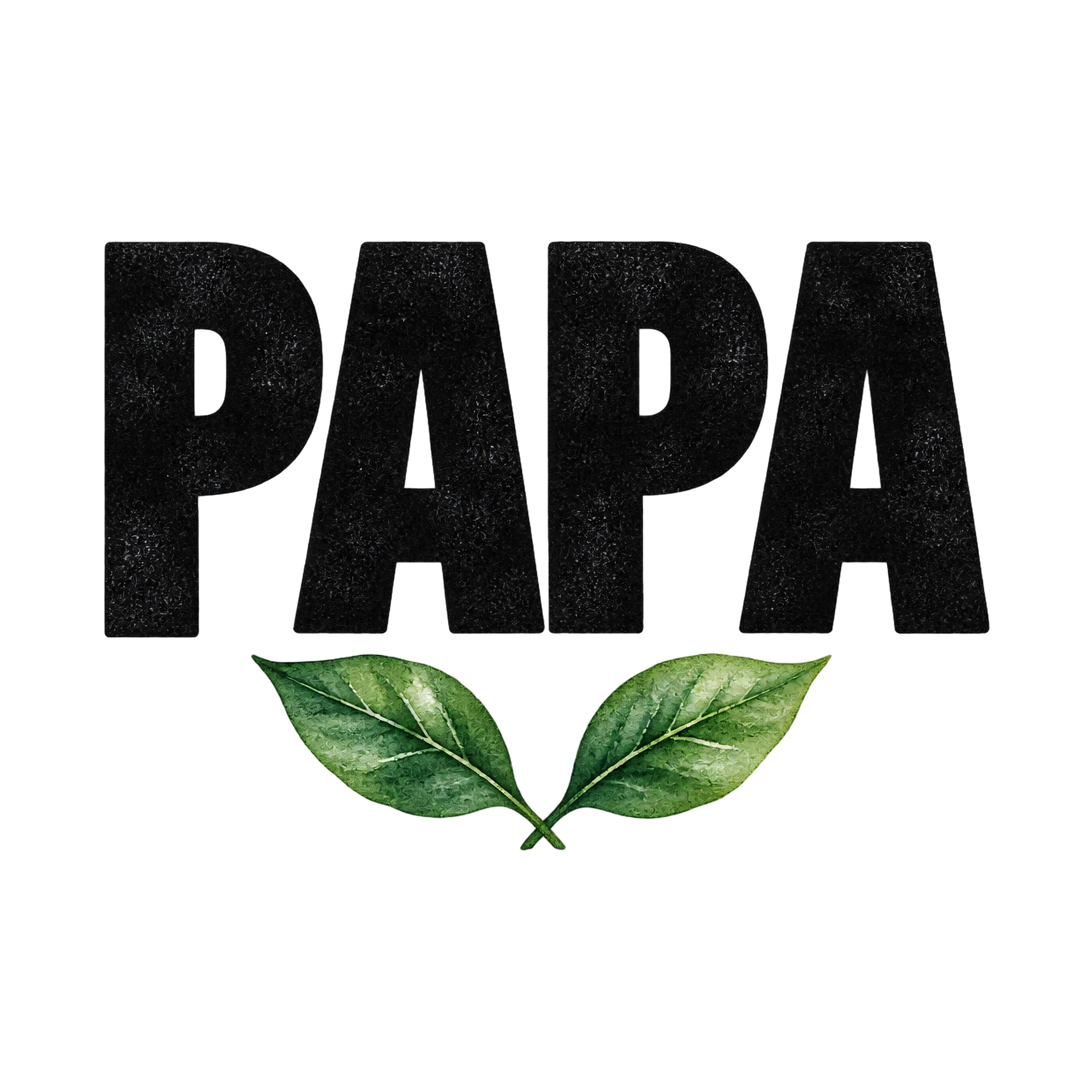 Bügelbild Papa als Grafik auf weißem Hintergrund (BB017166)