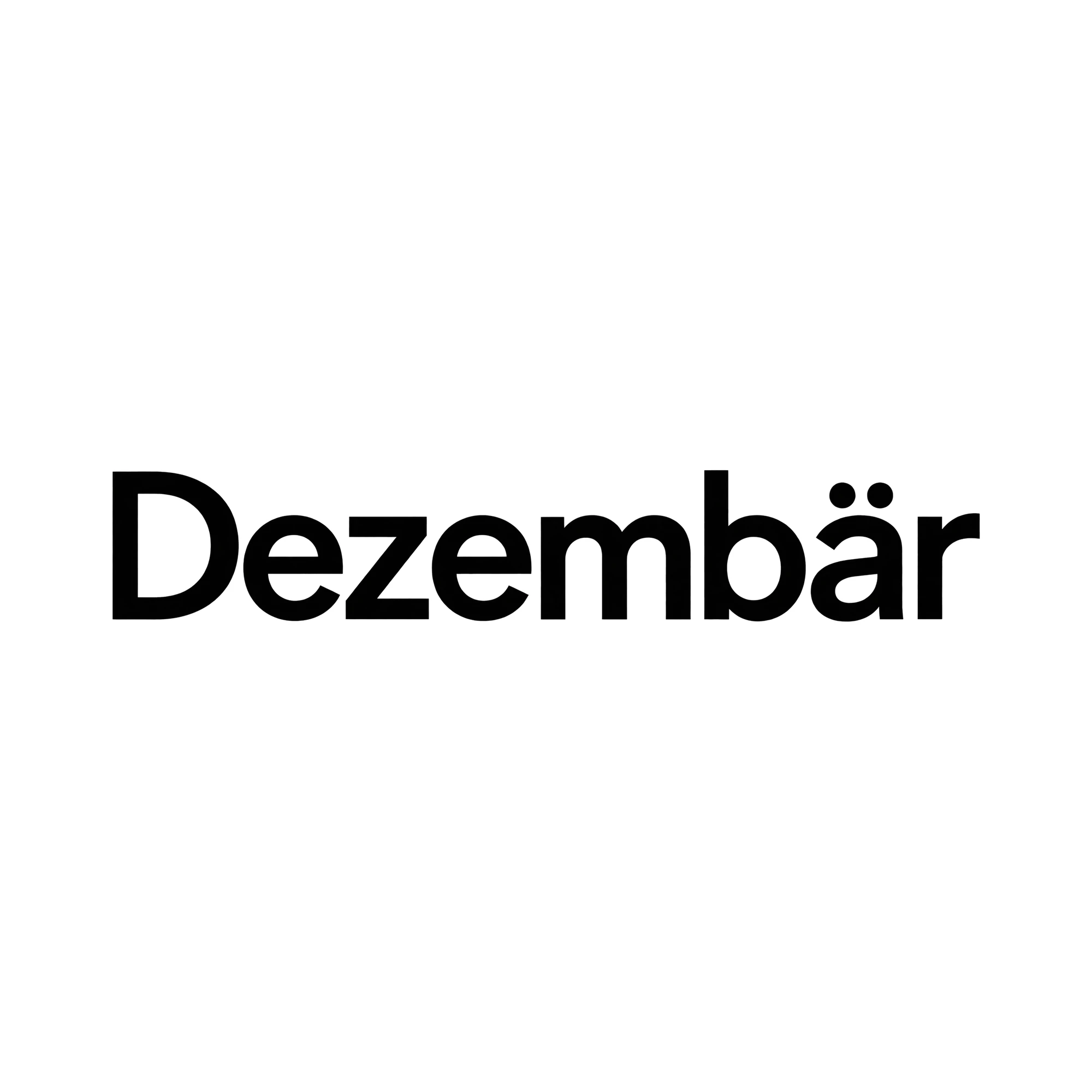 Bügelbild „Dezembär“ | Tiere Shirt Spruch als Grafik auf weißem Hintergrund (BB016107)