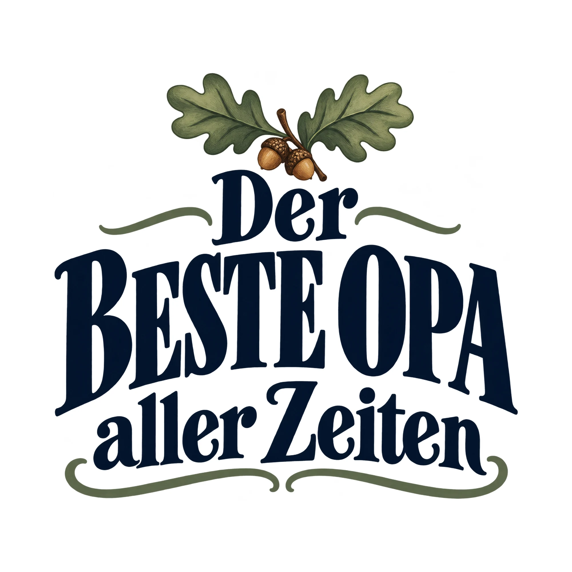 Bügelbild Der Beste Opa Aller Zeiten, Großeltern Shirt Spruch als Grafik auf weißem Hintergrund (BB015188)