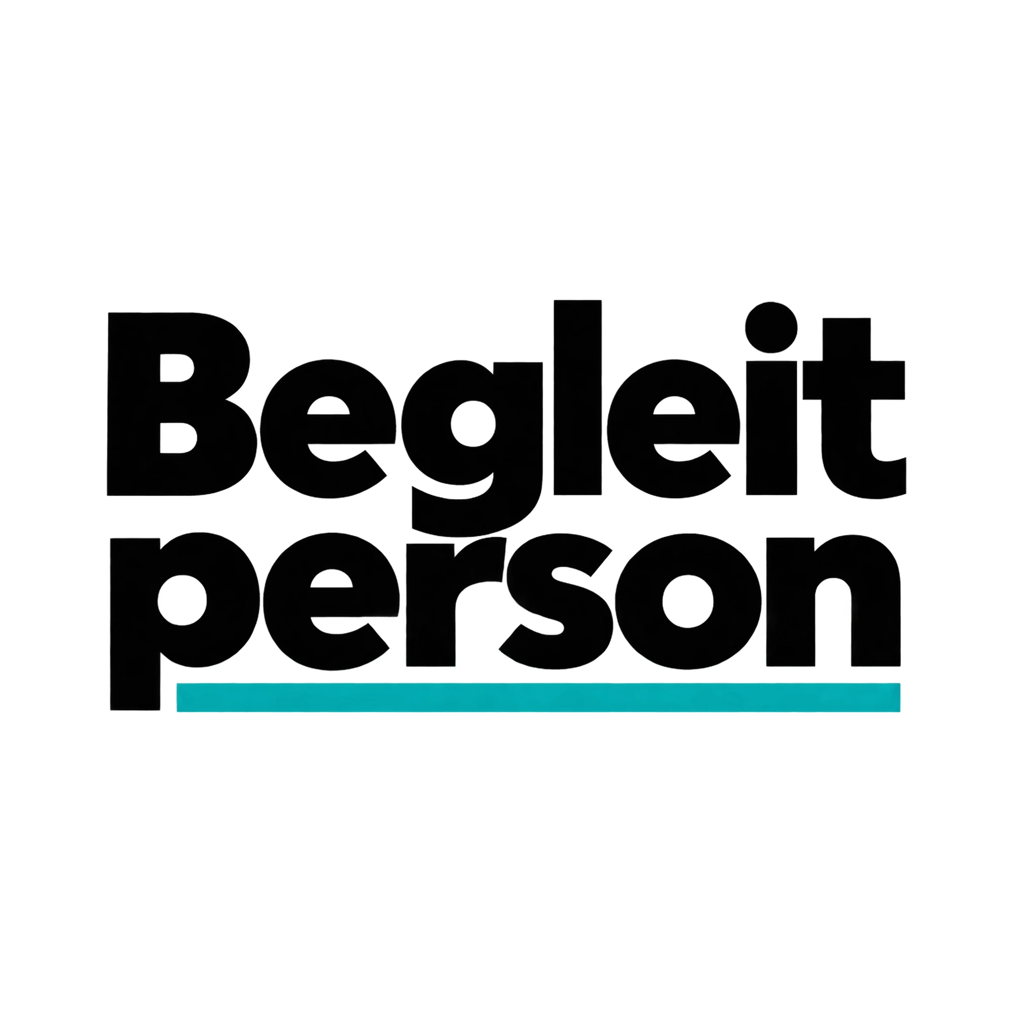 Bügelbild Begleitperson, Lustiger Shirt Spruch als Grafik auf weißem Hintergrund (BB015894)