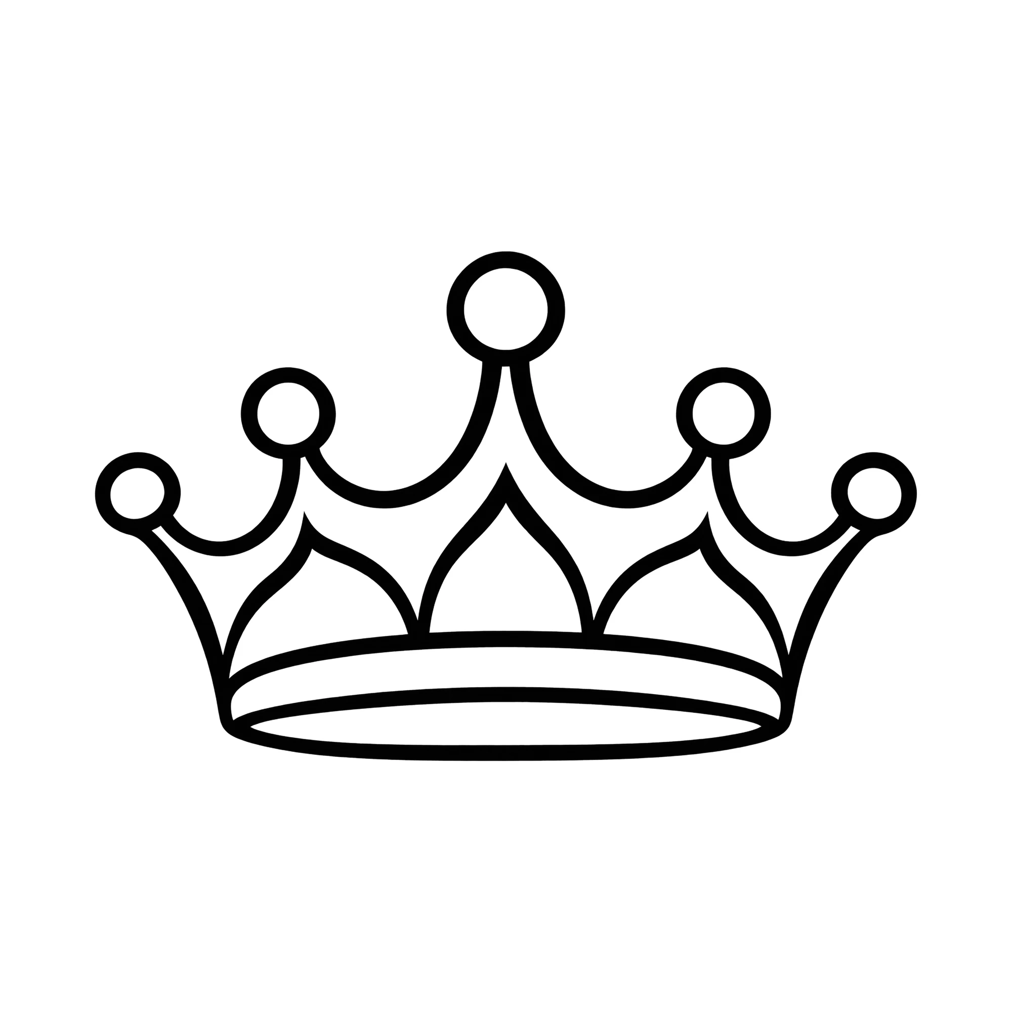 Bügelbild König Krone, Lustiger Shirt Motiv als Grafik auf weißem Hintergrund (BB015681)