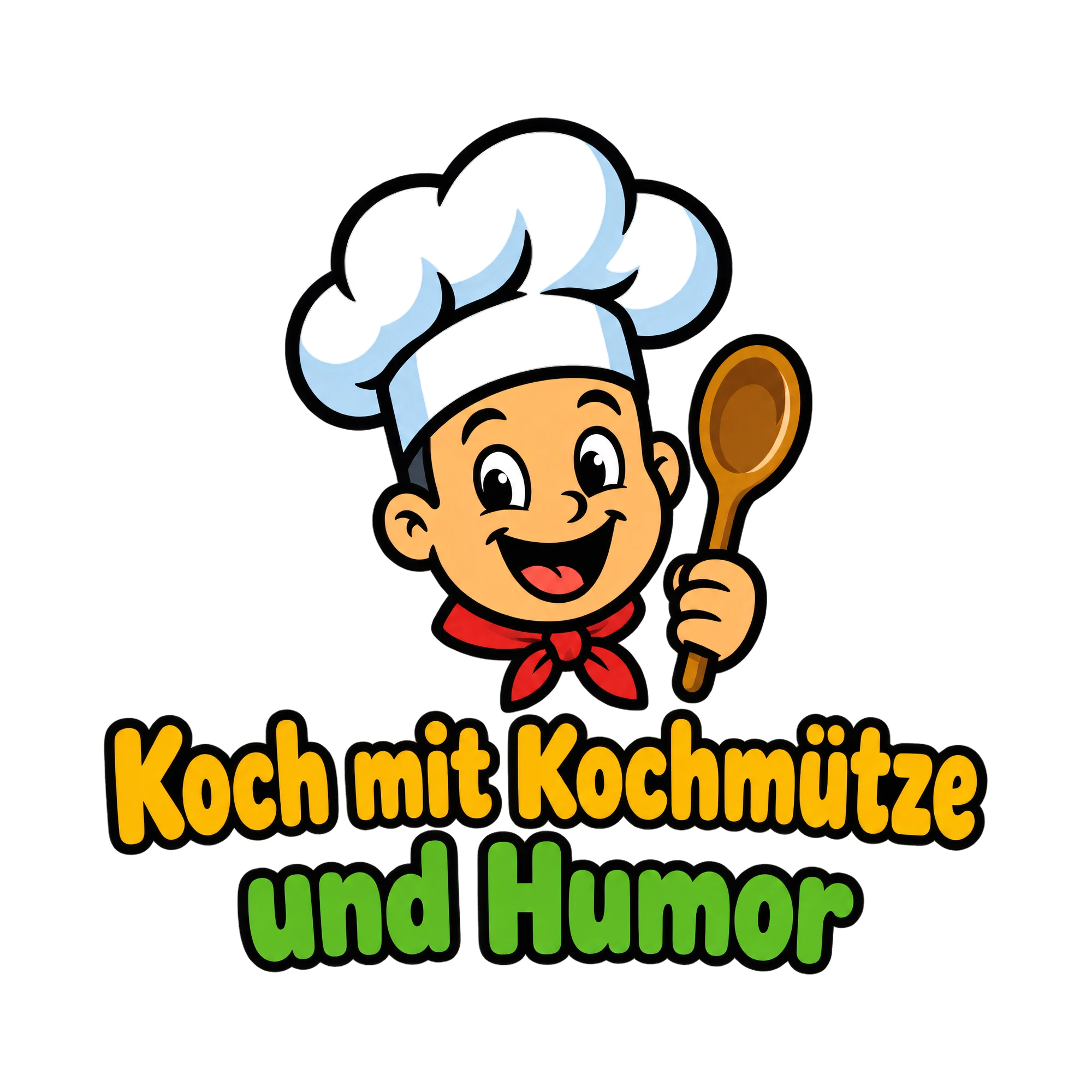 Bügelbild Koch mit Kochmütze und Humor, Beruf Shirt Spruch als Grafik auf weißem Hintergrund (BB020259)